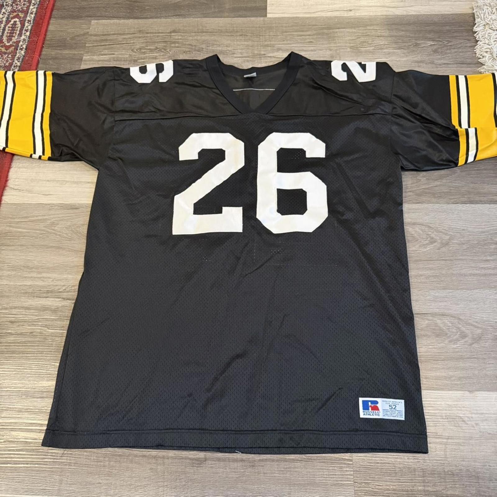 Russell Athletic Pittsburgh Steelers Rod Woodson Russell athletic jersey 90s Size US XL / EU 56 / 4 - 2 Thumbnail