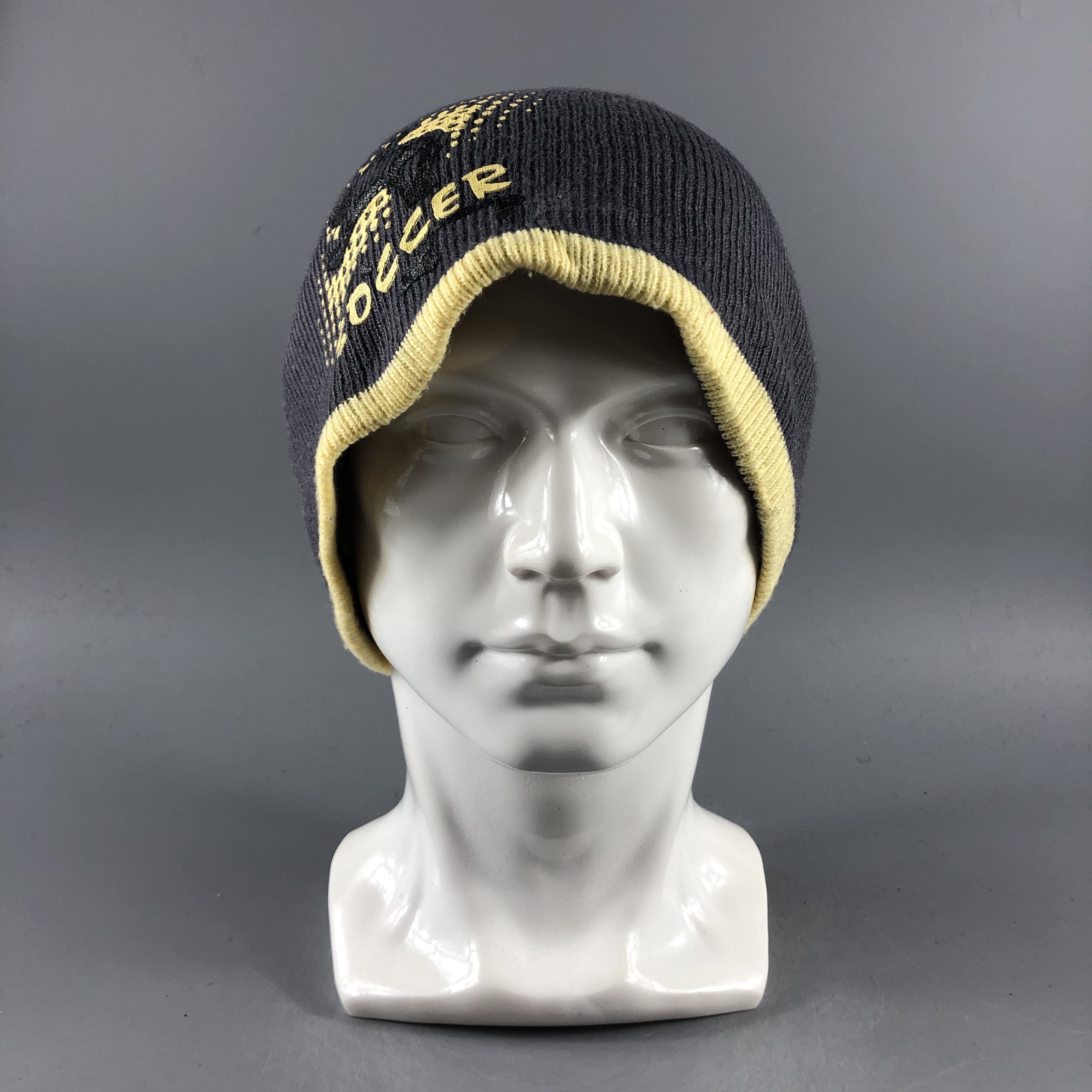 Vintage Soccer Cuffless Beanie Snow Hat Snow Cap -D136 Size ONE SIZE - 2 Thumbnail