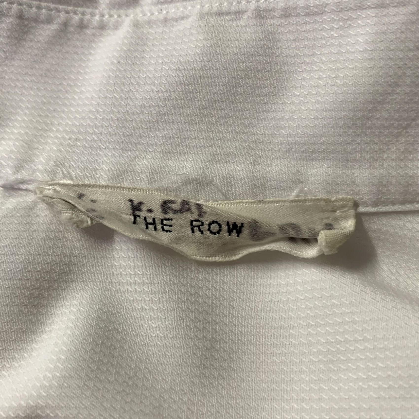 The Row THE ROW White Cotton Dress Shirt Size 12 Size XL / US 12-14 / IT 48-50 - 5 Thumbnail