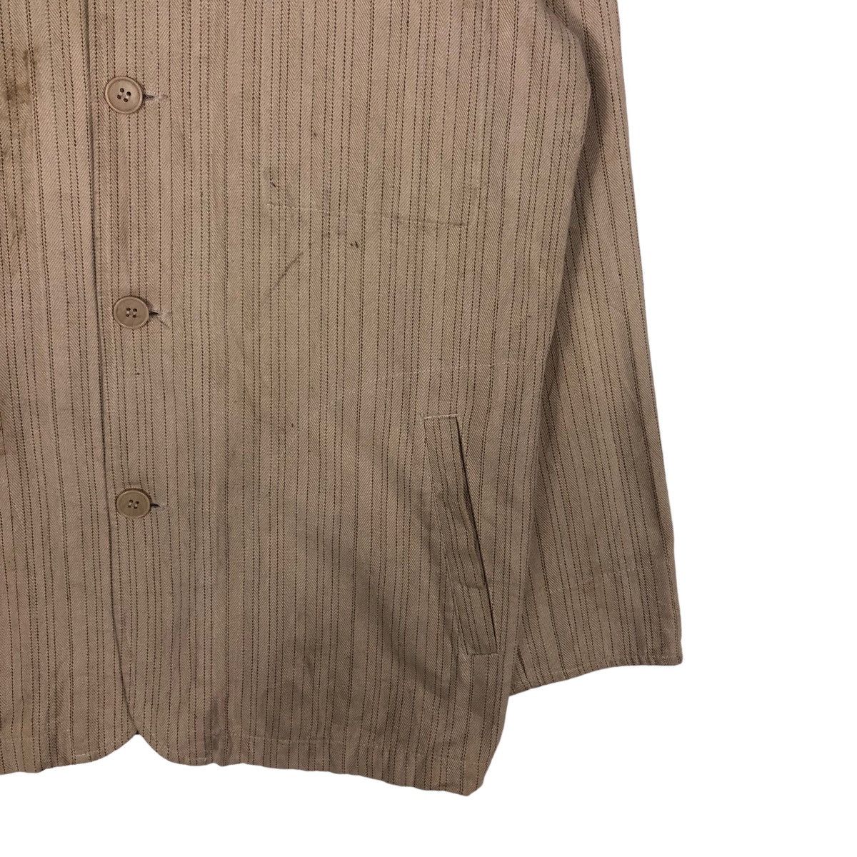 🔥Issey Miyake Design Style Hickory Chore Jacket Vviirrggnn