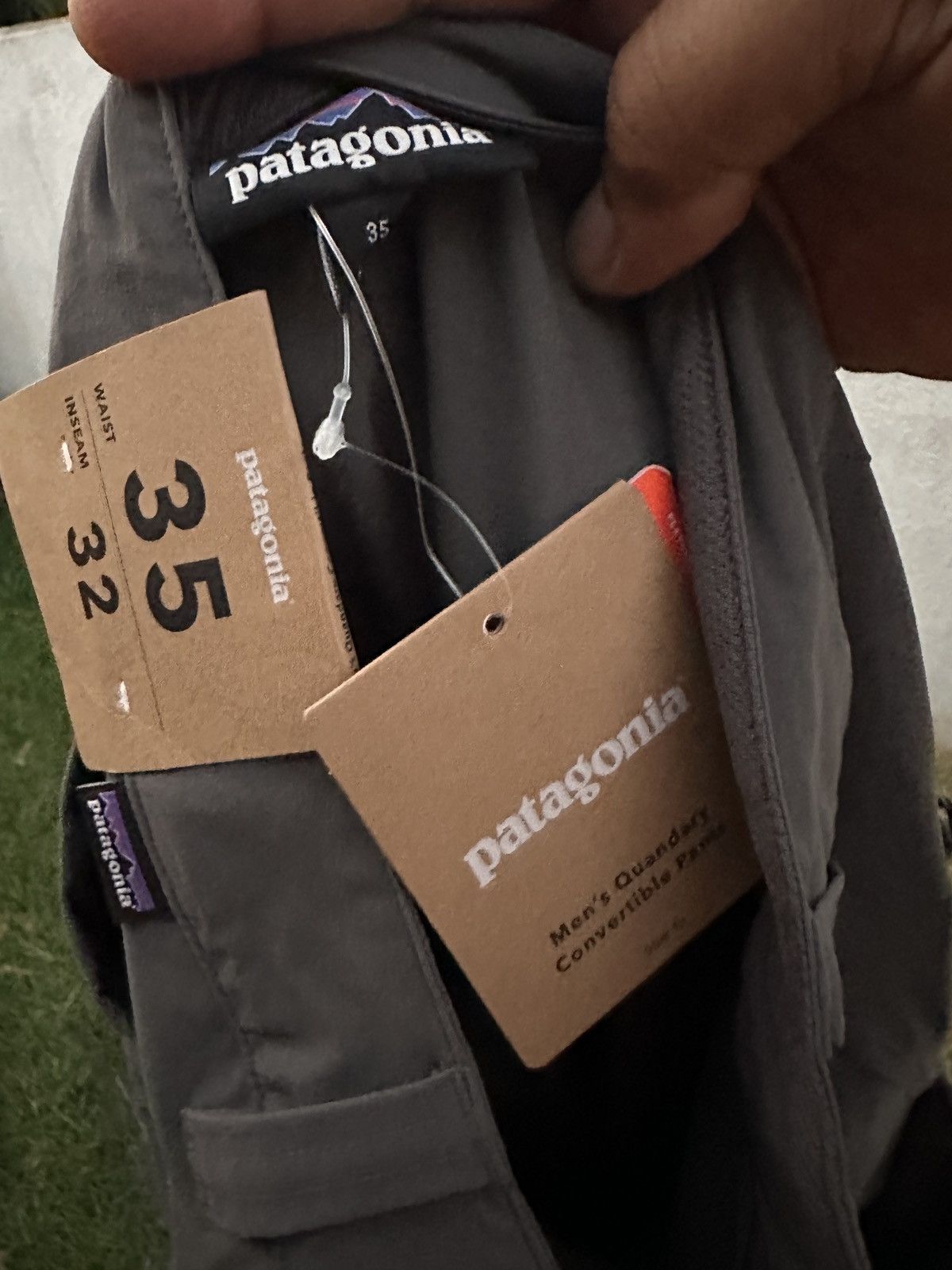 Patagonia New Patagonia Convertible Pants Men's 35X32 Quandary Grey Size US 35 - 5 Thumbnail