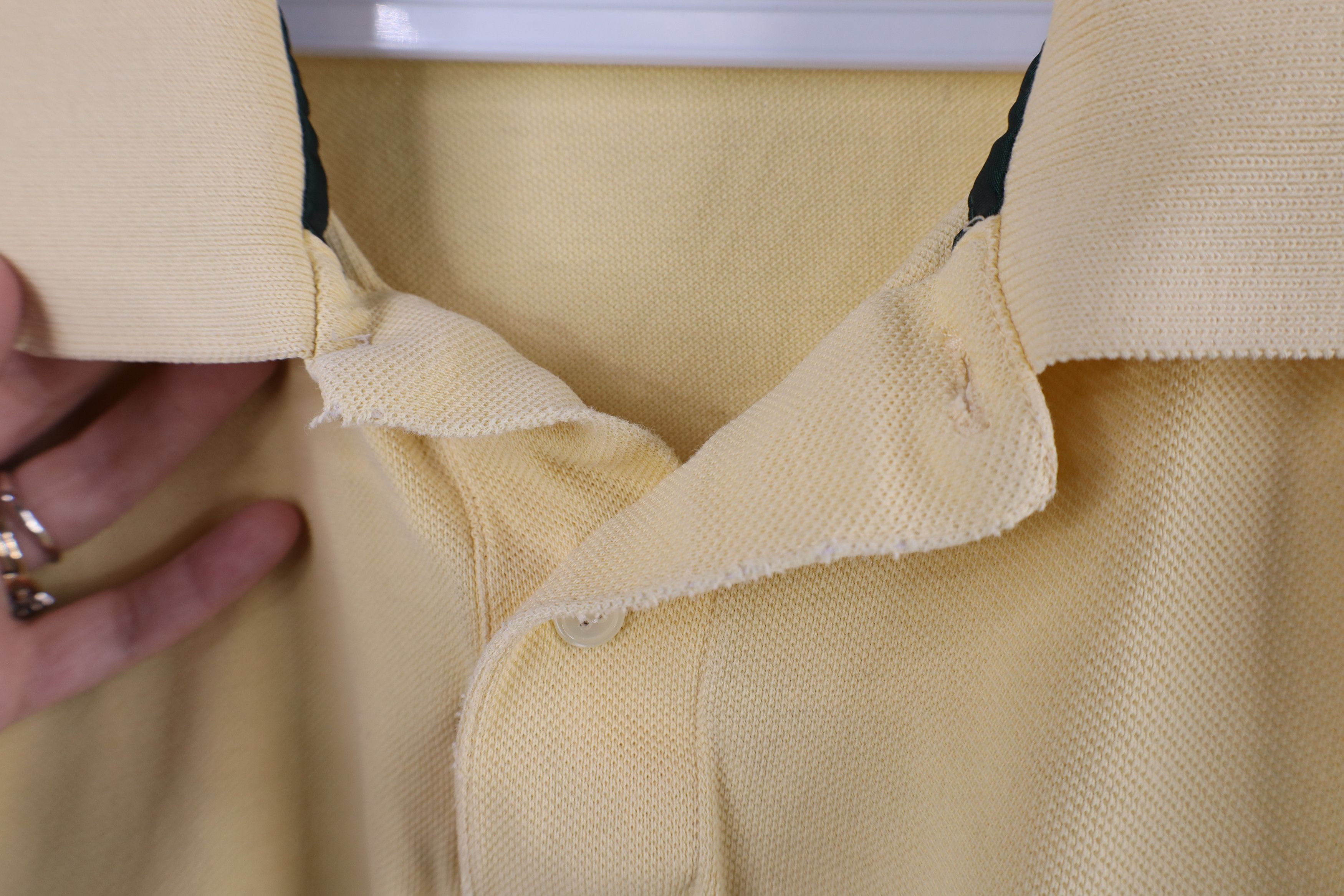 Vintage Vintage 90s 1994 US Open Oakmont Golfing Polo Shirt Yellow Size US L / EU 52-54 / 3 - 7 Thumbnail