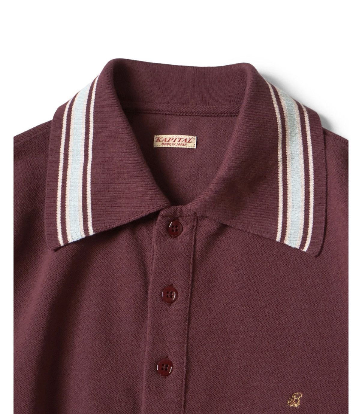 Kapital KAPITAL Kanoko Retro Polo shirt size 4 Size US XL / EU 56 / 4 - 2 Thumbnail