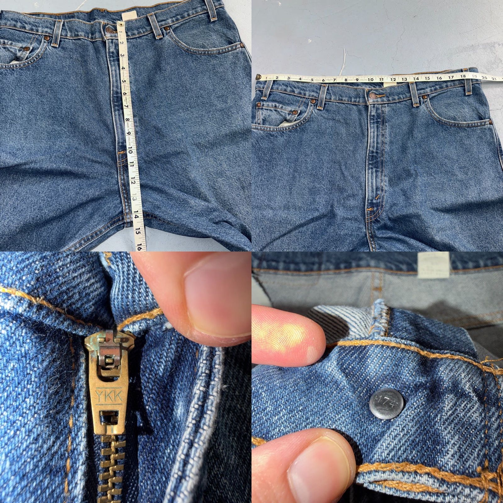 VINTAGE Levi's 540 Relaxed Fit Jeans Blue Med Wash 40x30 90s Mens