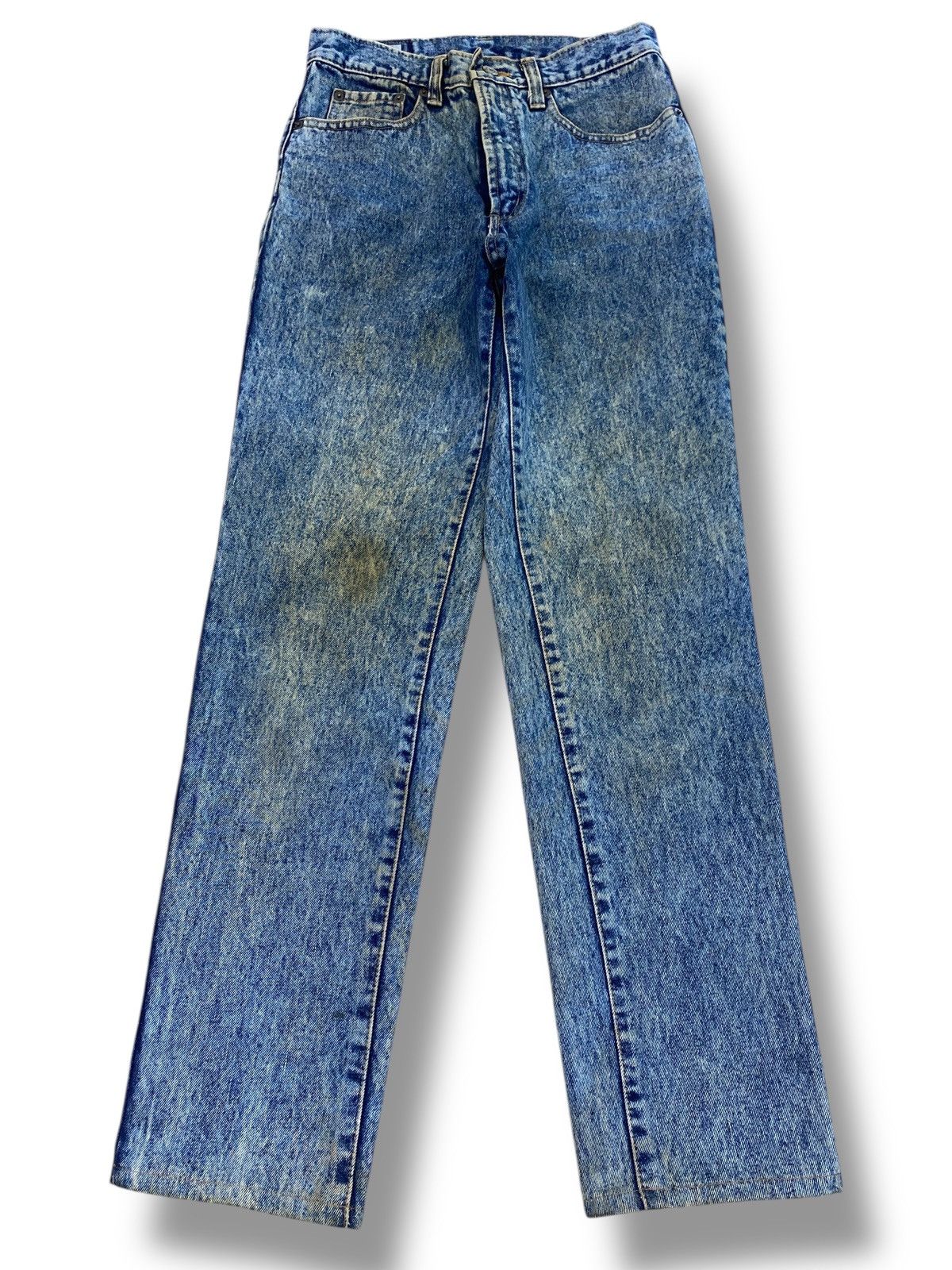 Japanese Brand Japanese Brand Acide Blue Wash Style Straight Cut Jeans Size US 26 / EU 42 - 1 Thumbnail