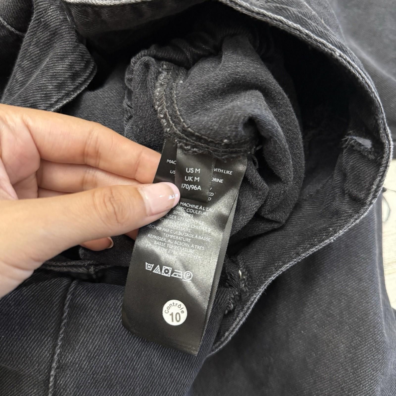 Designer We The Free Black Denim Overalls Medium Size 32" / US 10 / IT 46 - 5 Thumbnail