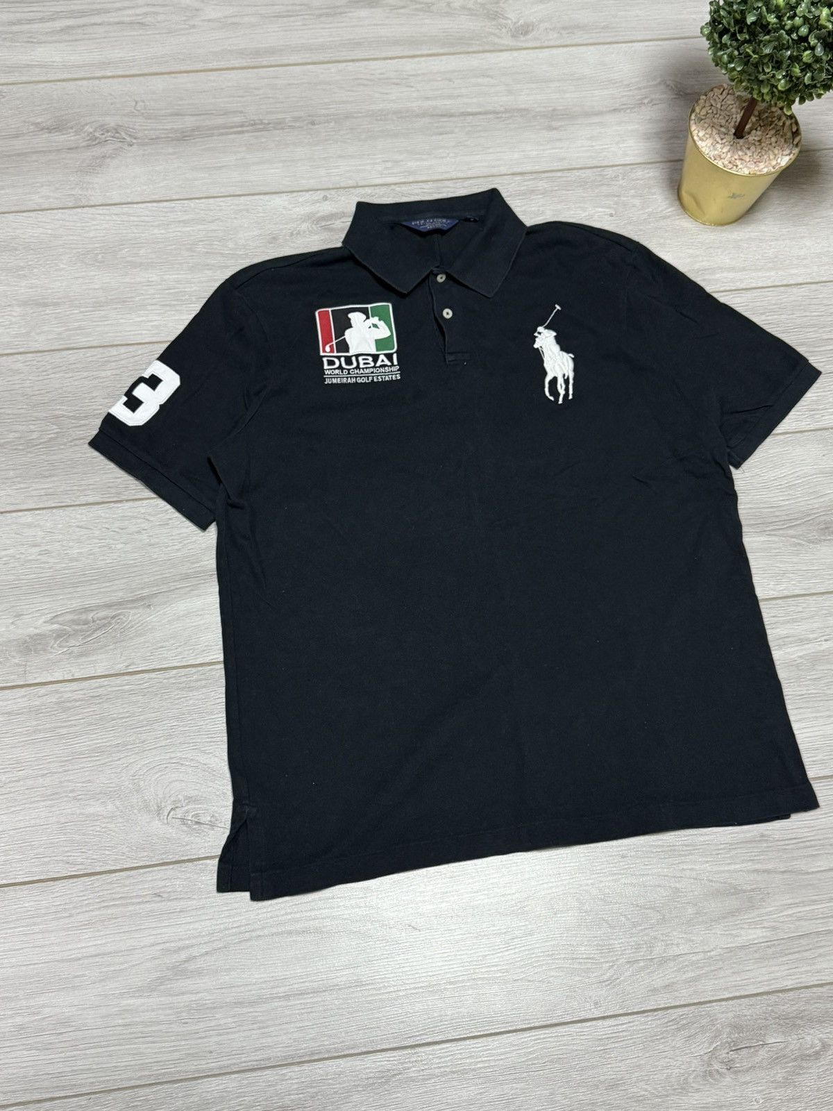 Polo Ralph Lauren Polo Golf Dubai vintage shirt polo buttons Size US XL / EU 56 / 4 - 1 Thumbnail