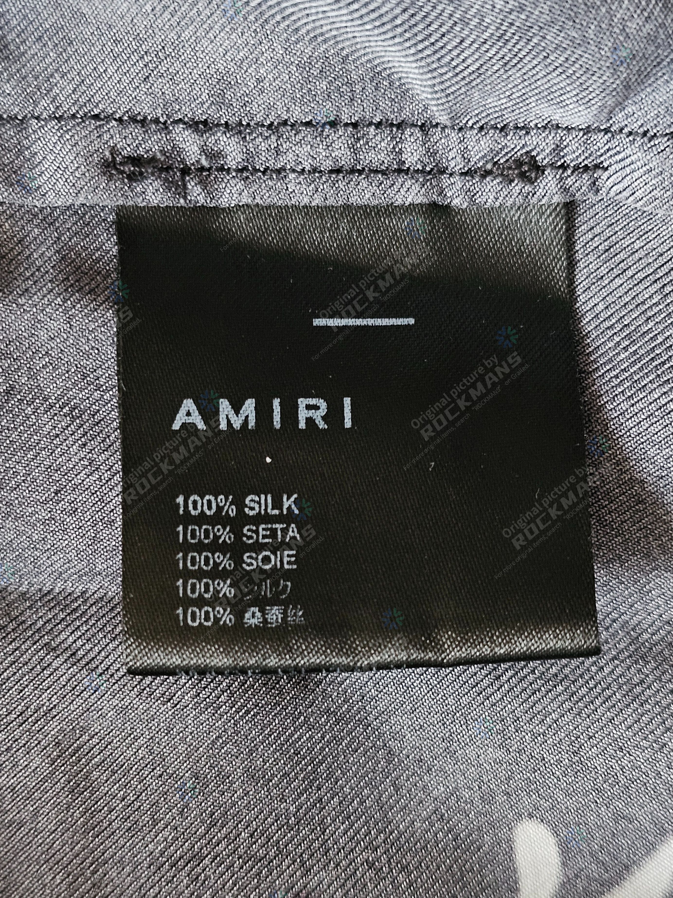Amiri Amiri Floral Print Silk Oversize Shirt Size XL Size US XL / EU 56 / 4 - 5 Thumbnail