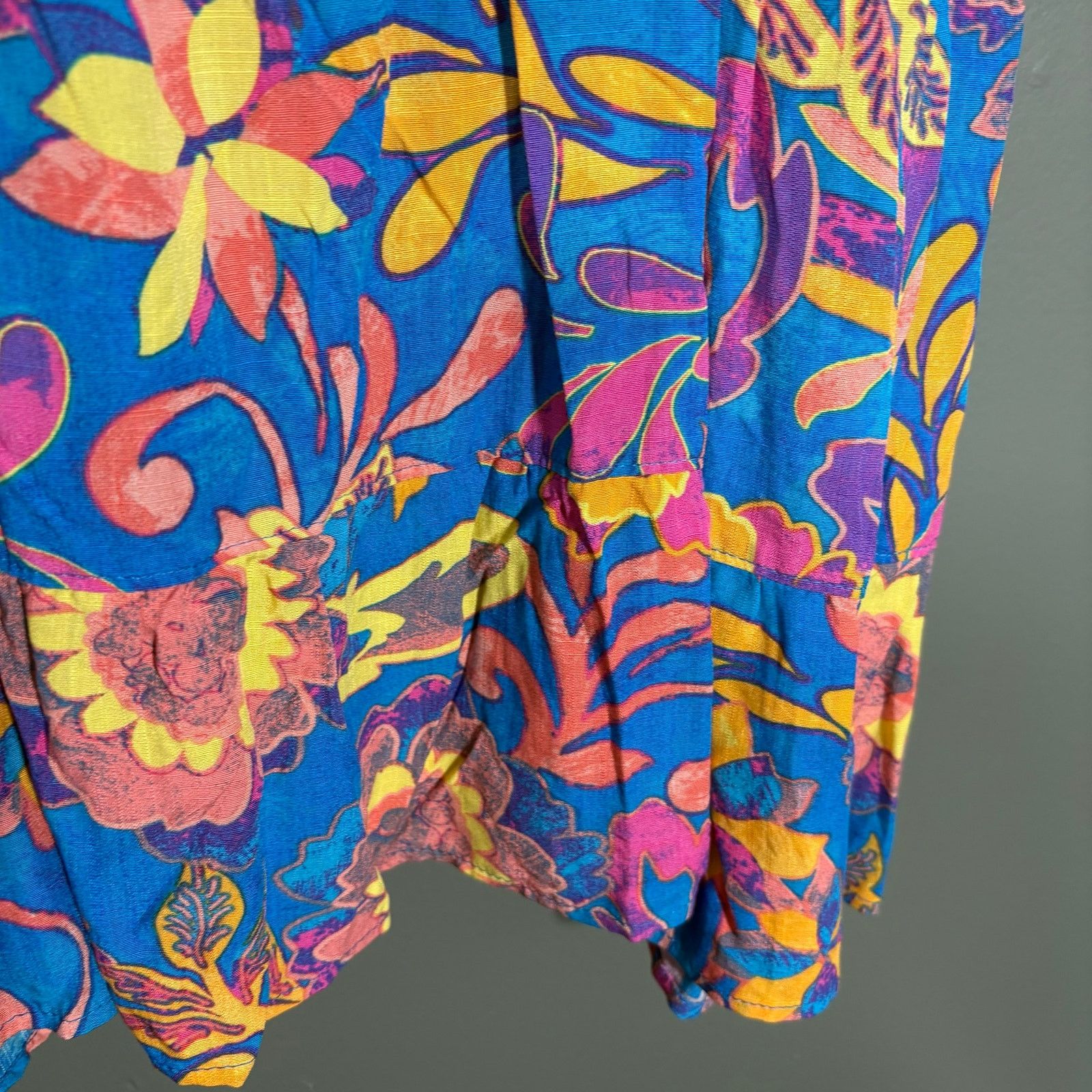 Other Terra & Sky NWT Blue Floral Boho Peasant Top - Size 4X Size 4XL / US 24-26 - 3 Thumbnail