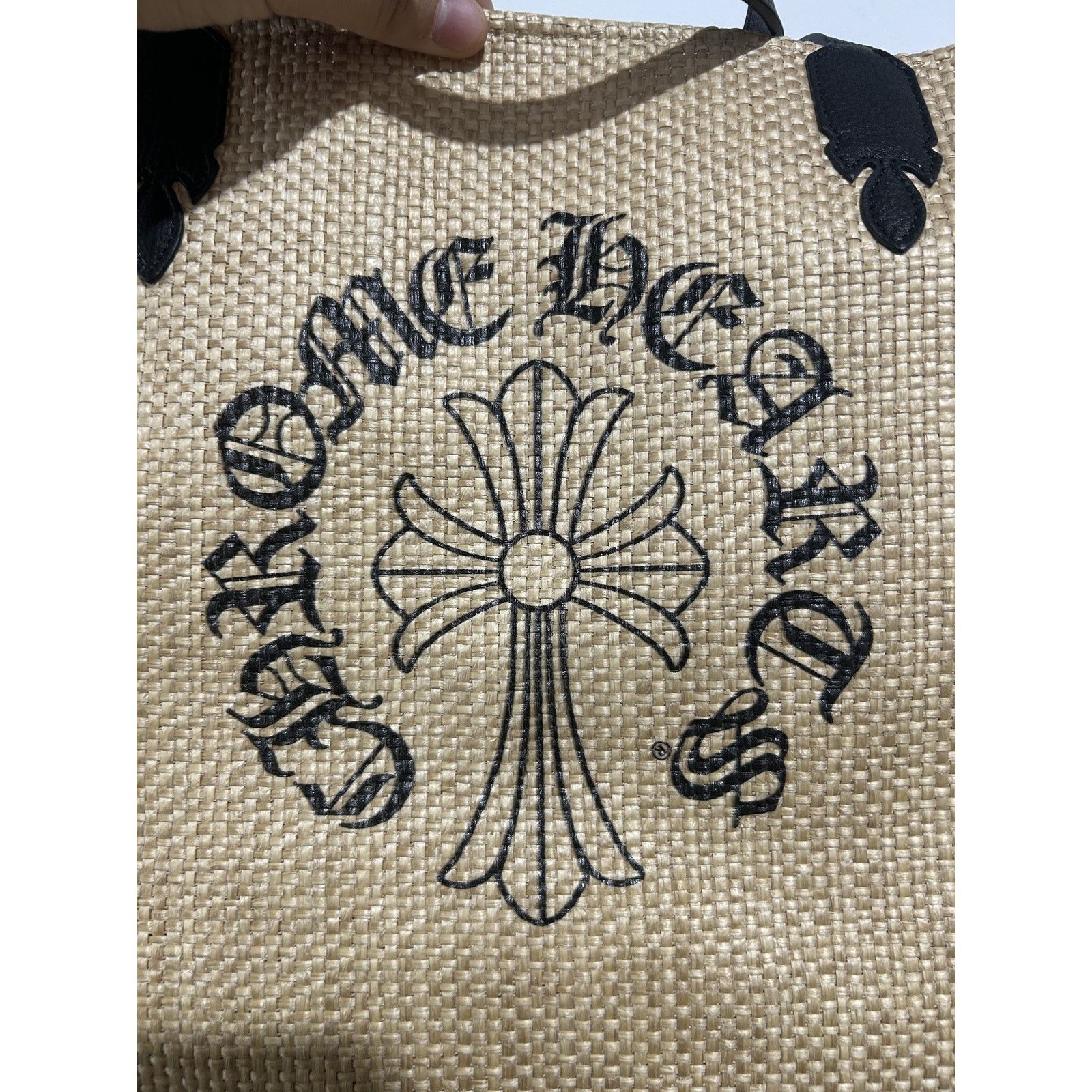 Chrome Hearts CHROME HEARTS CROSS LOGO BEACH BAG TOTE NEW Size ONE SIZE - 3 Thumbnail