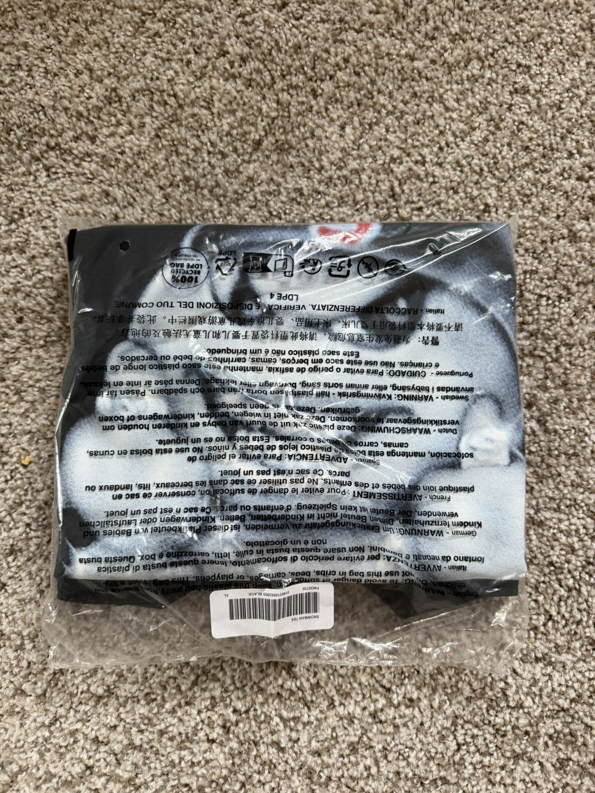 Supreme Supreme Snowman T Shirt Black XL Size US XL / EU 56 / 4 - 2 Thumbnail