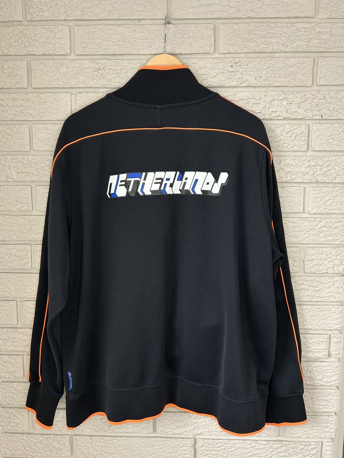 Nike × Vintage Vintage Nike Netherland 2010 Retro Zip Up Jacket Size US XL / EU 56 / 4 - 4 Thumbnail