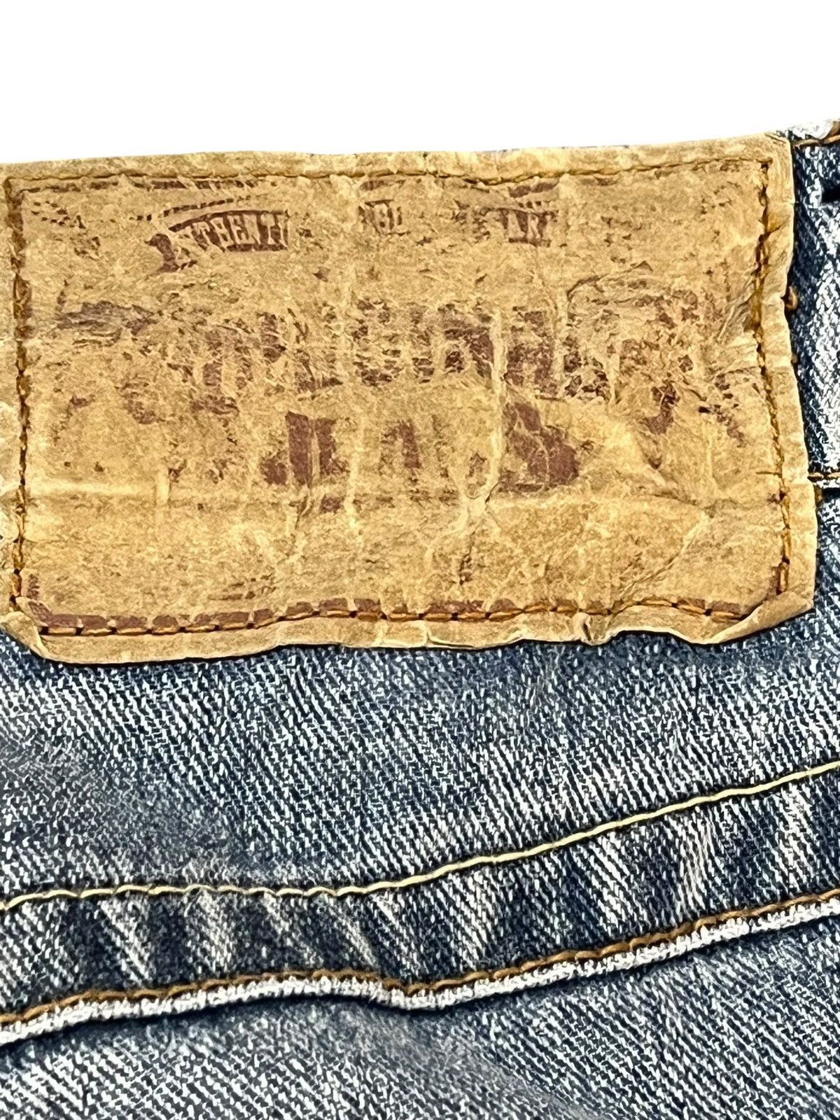 Beauty Beast Vintage Japanese Brand Distressed Embroidery Denim Size US 35 - 9 Thumbnail