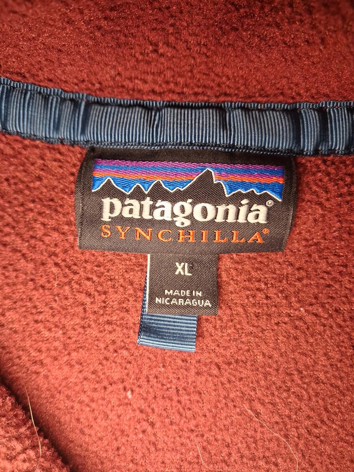Patagonia Patagonia Synchilla Snap T Fleece Jacket Sweater Mens XL Red Size US XL / EU 56 / 4 - 2 Thumbnail