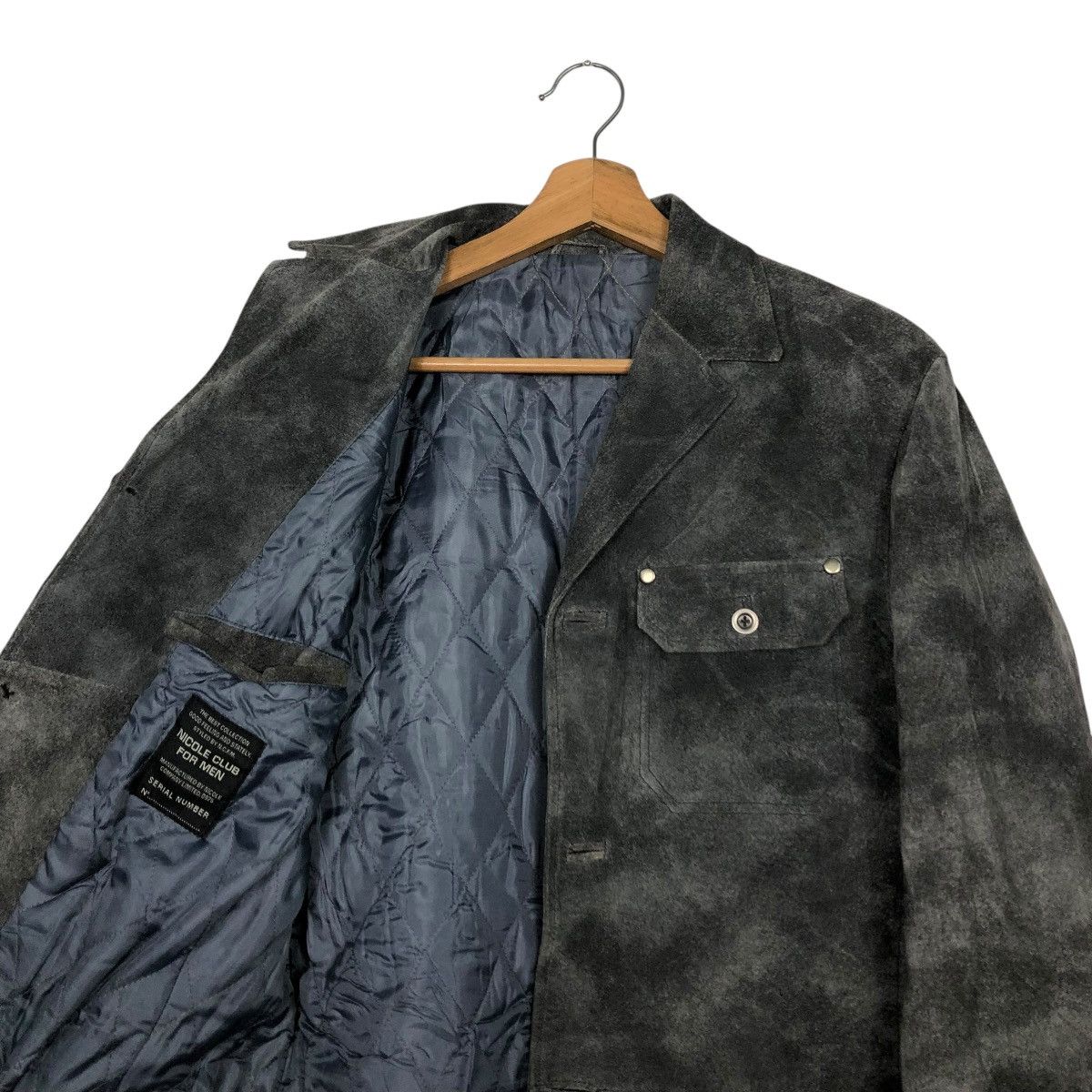 Japanese Brand 🔥VINTAGE GENUINE LEATHER BIKER JACKET NICOLE ISSEY MIYAKE Size US M / EU 48-50 / 2 - 14 Thumbnail