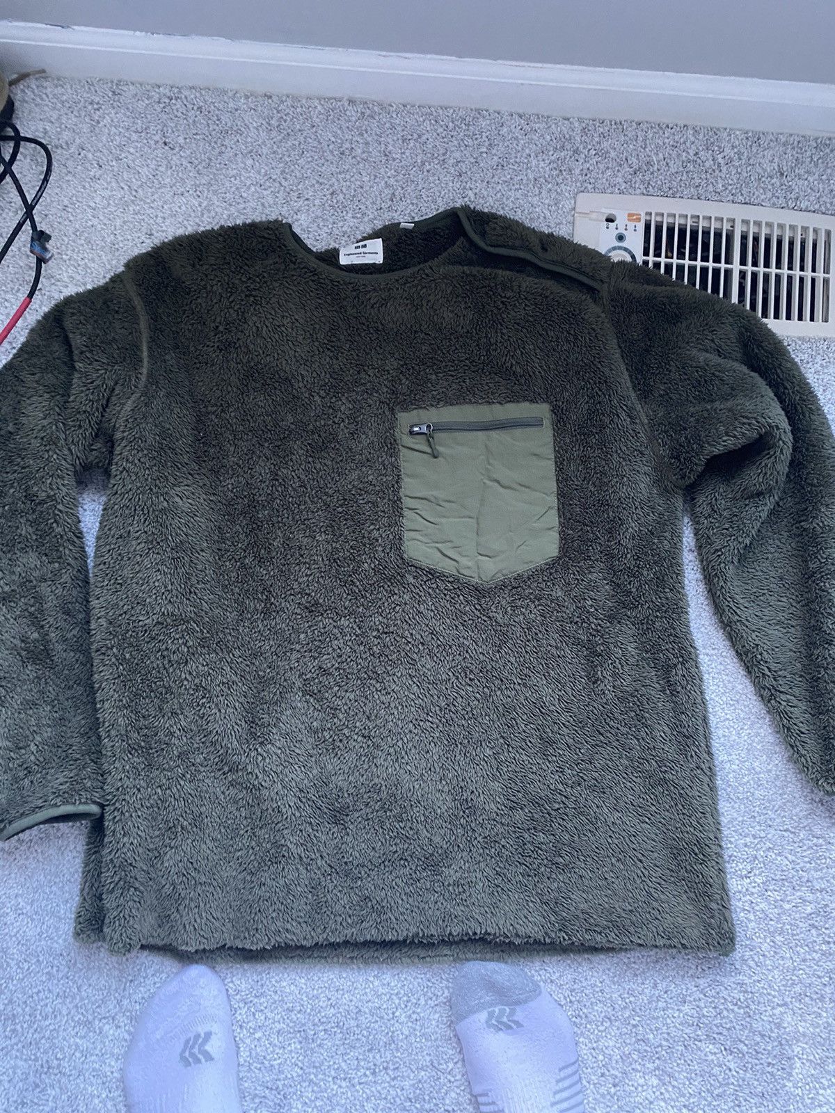 image of Engineered Garments Sweatshirt Fleece in Green, Men's (Size XL)