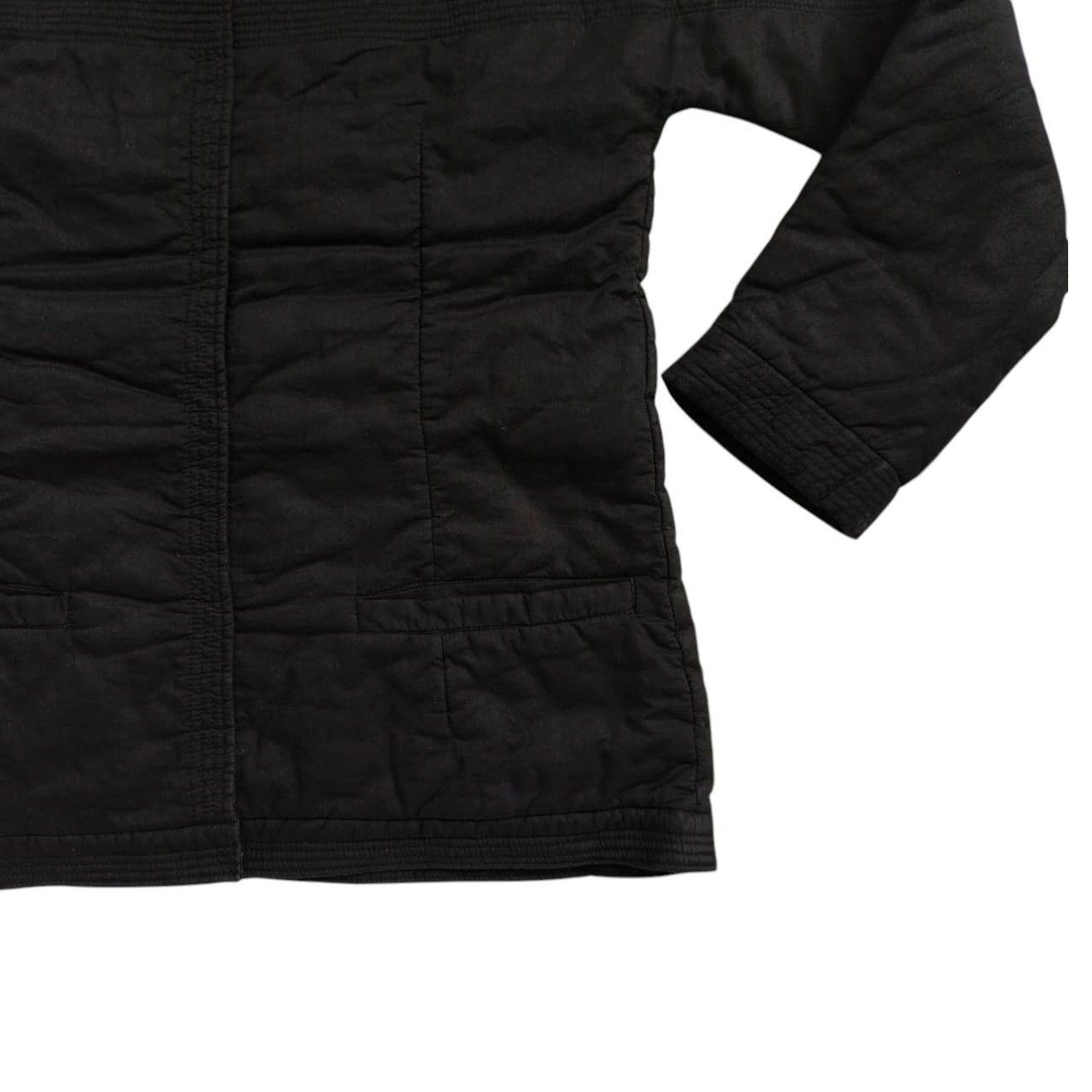 Japanese Brand Gaijin Made Quilted Collarless Jacket Size M / US 6-8 / IT 42-44 - 4 Thumbnail