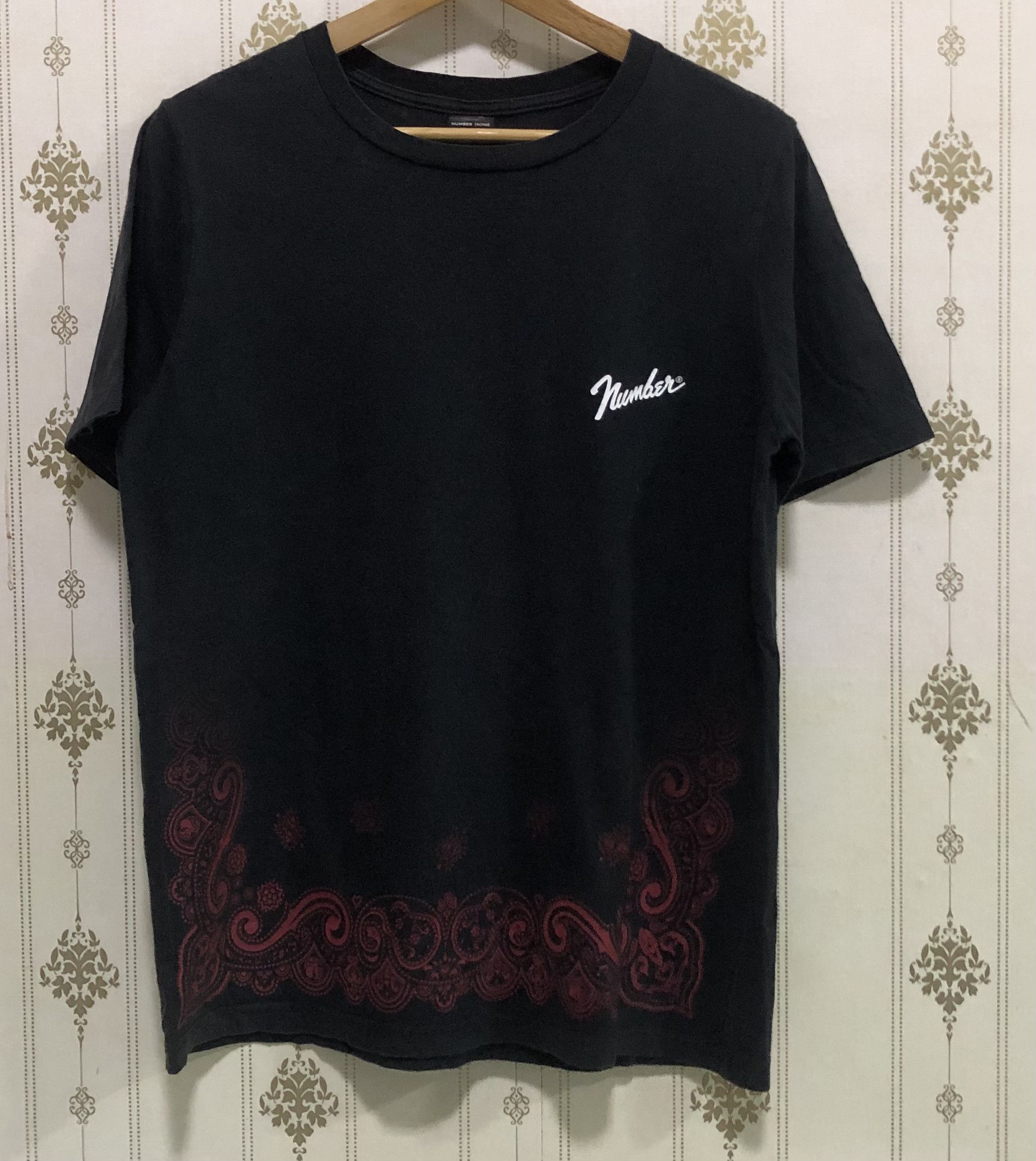 Number (N)ine SS04 Shashiko Design Tees Size US M / EU 48-50 / 2 - 1 Thumbnail
