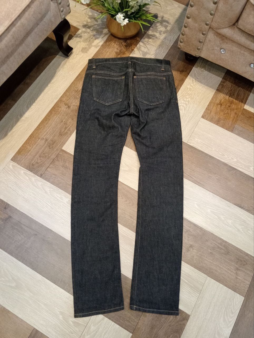 Kazuyuki Kumagai Attachment KAZUYUKI KUMAGAI ATTACHMENT JAPAN INDIGO CURVE JEANS Size US 32 / EU 48 - 9 Thumbnail