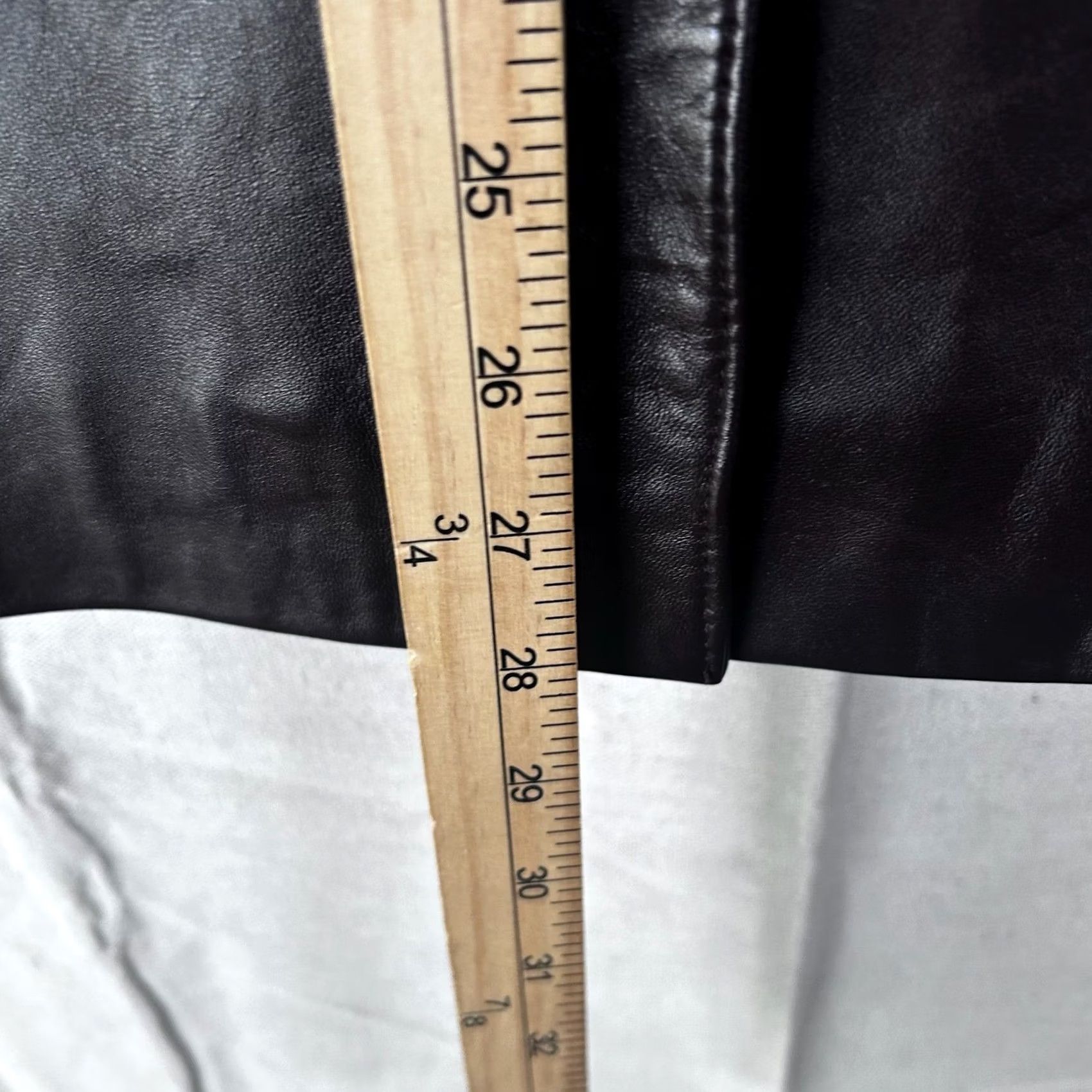Croft & Barrow Croft & Barrow Womens Lambskin Leather Blazer 3-Button Coat Jacket Brown Size S Size S / US 4 / IT 40 - 5 Thumbnail
