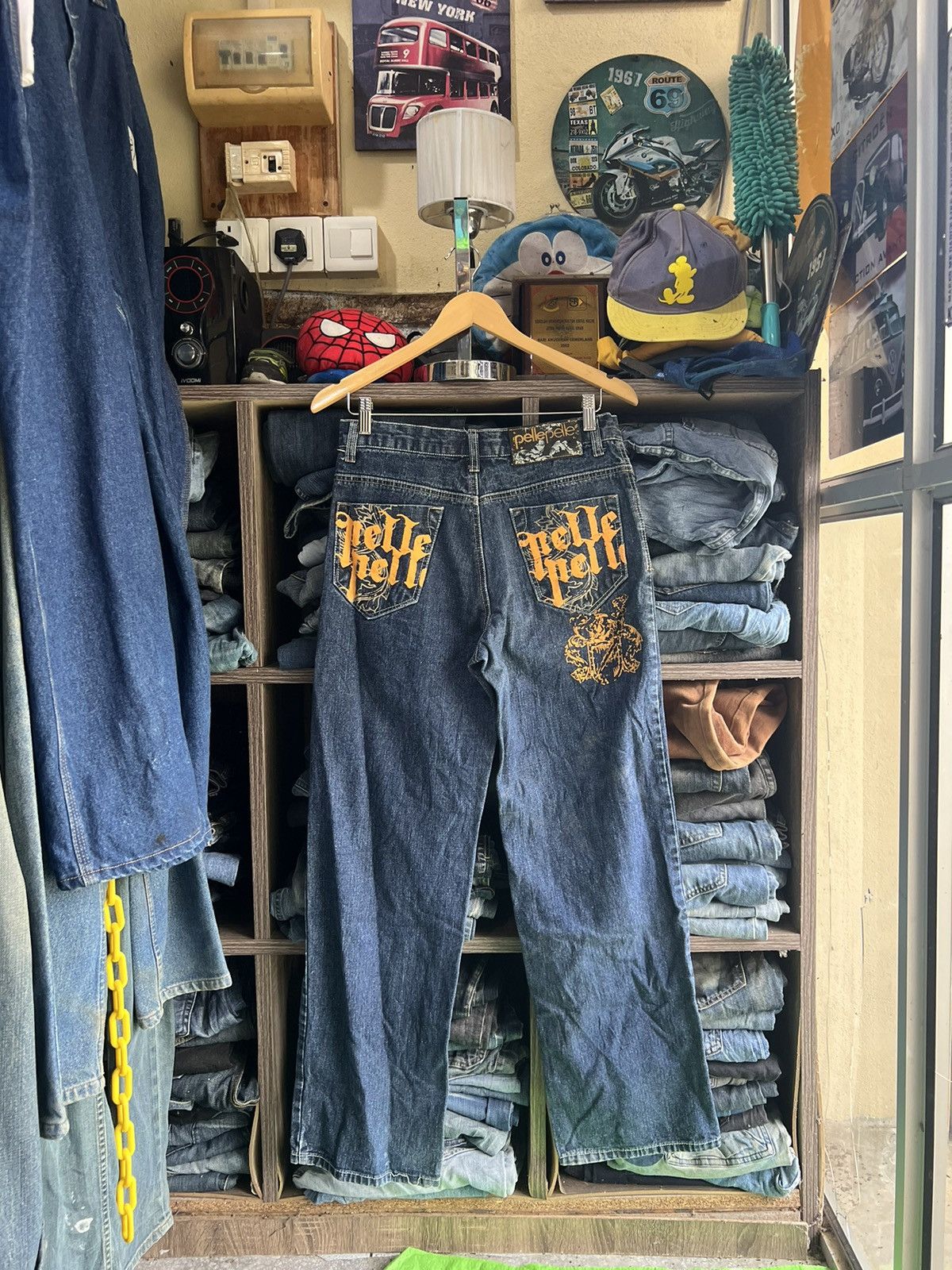 Pelle Pelle 🔥Pelle Pelle Pocket Print Denim Size US 30 / EU 46 - 1 Thumbnail