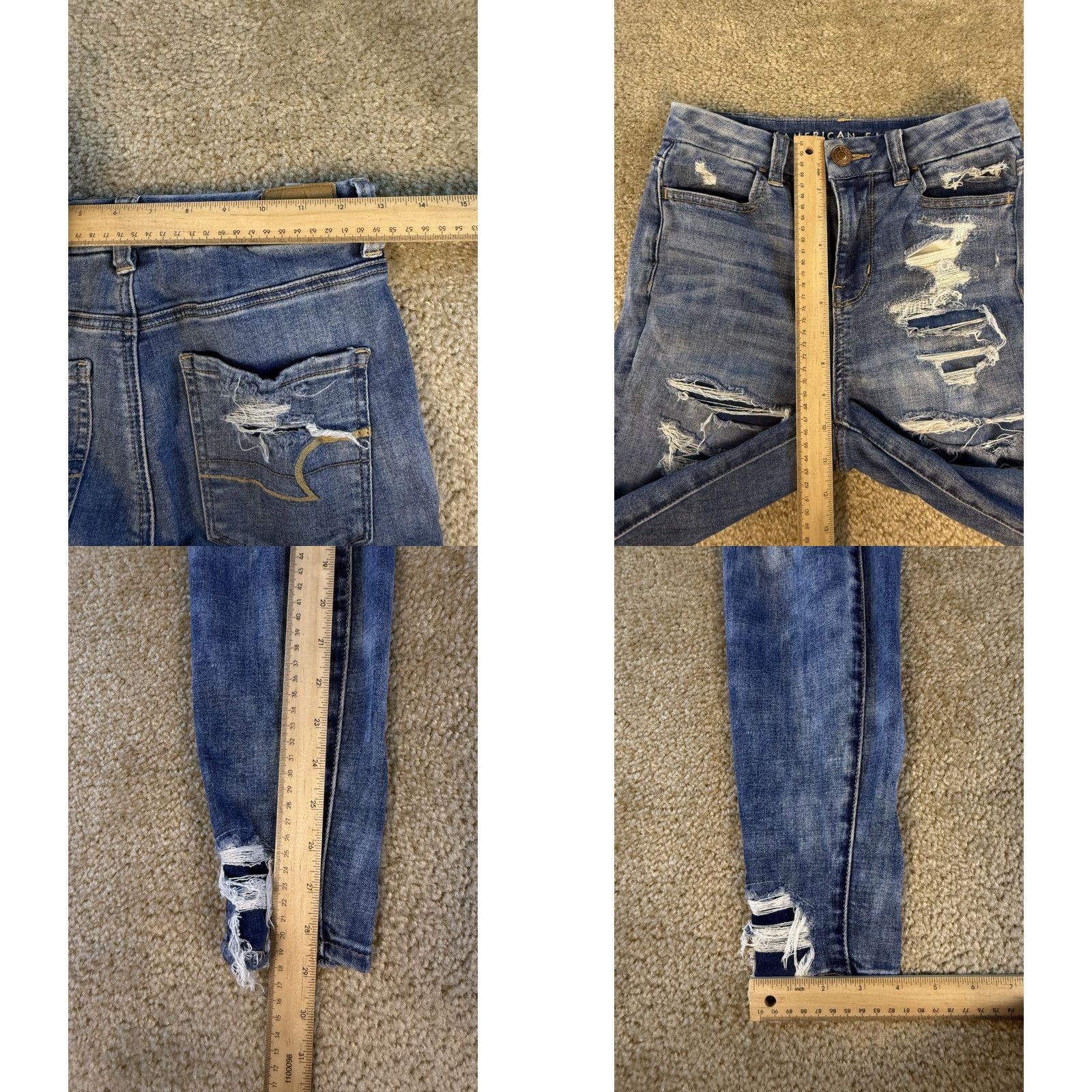 American Eagle Outfitters VINTAGE? No. Size 25" / US 0 / IT 36 - 9 Thumbnail