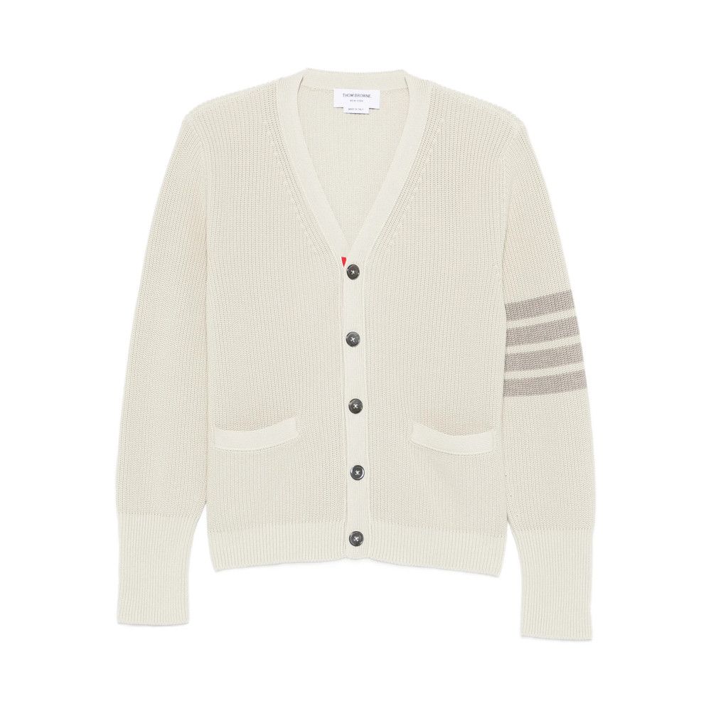 Thom Browne Thom Browne NEUTRALS Sweaters & Knitwear - Cardigans Size US M / EU 48-50 / 2 - 1 Thumbnail