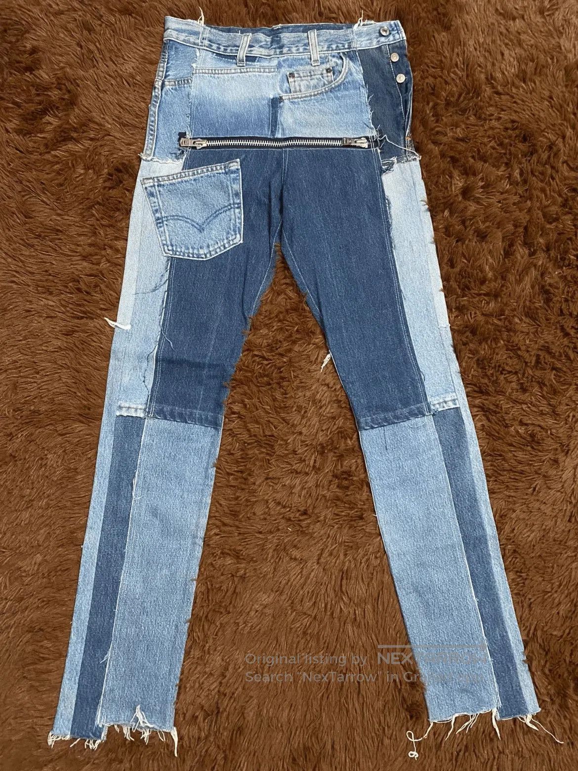 Takahiromiyashita The Soloist. Sz 44 Takahiromiyashita the Soloist 15AW Joint Patches Deni Size US 28 / EU 44 - 1 Thumbnail