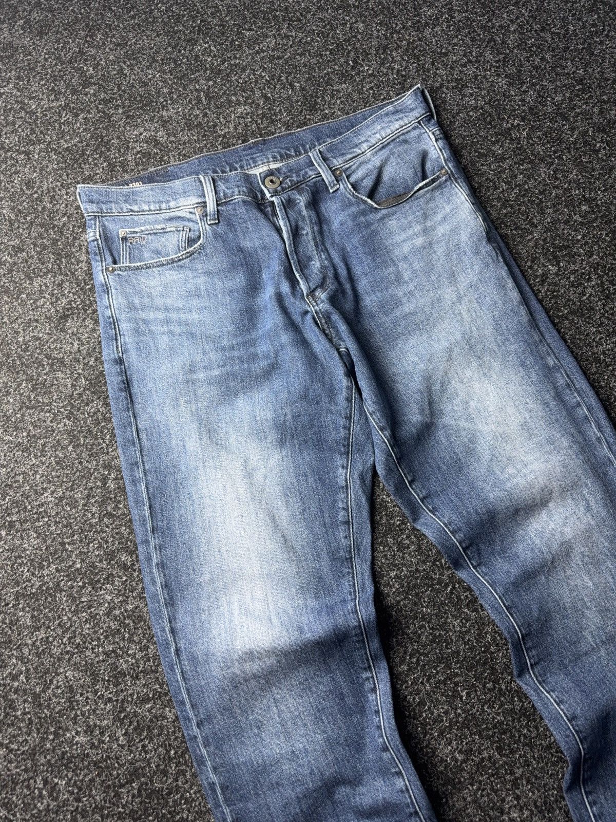 G-Star Vintage 00s G Star Raw Retro Denim pants jeans Y2K Size US 34 / EU 50 - 3 Thumbnail