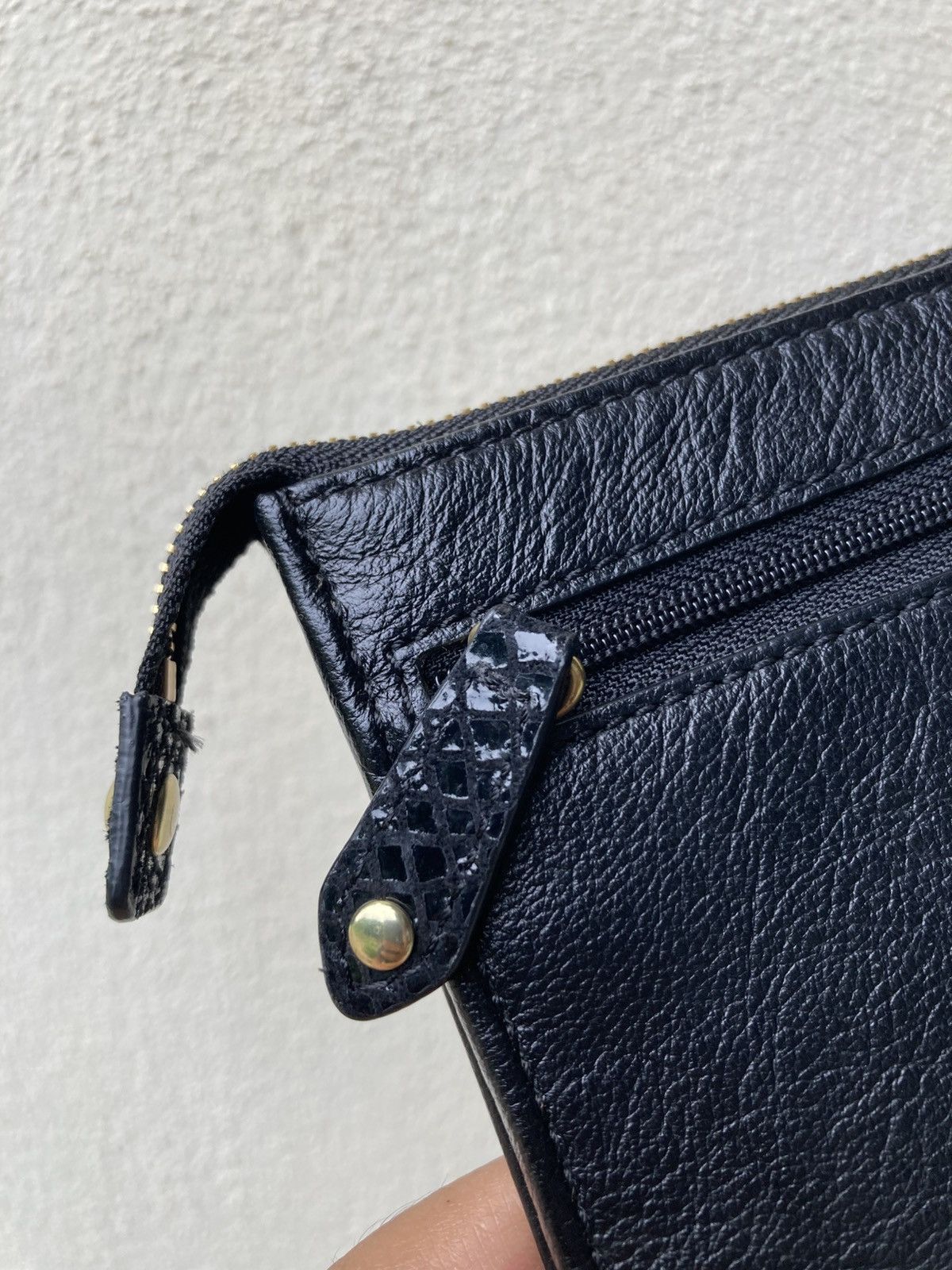 Coach Coach Madison Black Leather Wristlet Wallet Size ONE SIZE - 6 Thumbnail