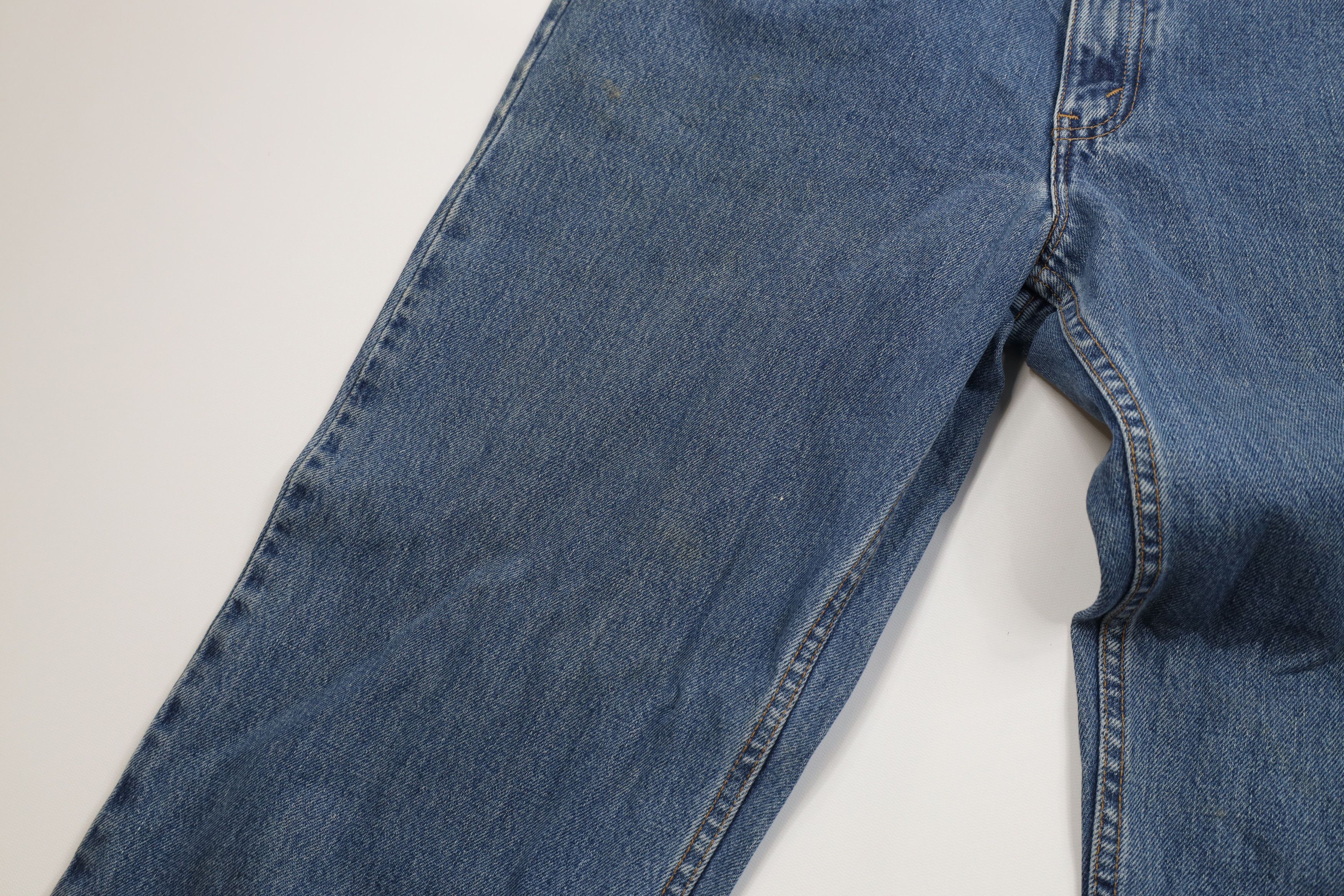 Levi's Vintage Y2K 2002 Levis 550 Relaxed Fit Denim Jeans Blue USA Size US 38 / EU 54 - 7 Thumbnail