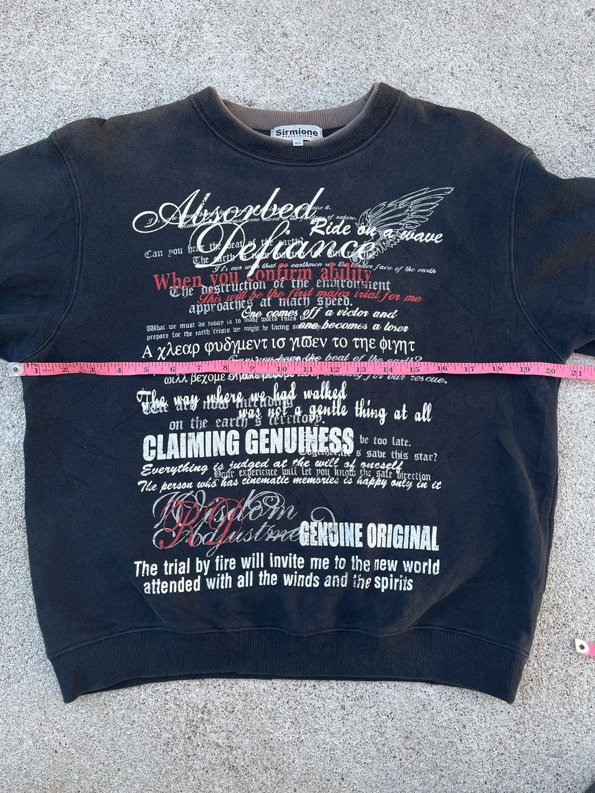 If Six Was Nine Sirmione-Japanese Poem Sweatshirts Seditionaries Punk Style Size US S / EU 44-46 / 1 - 9 Thumbnail