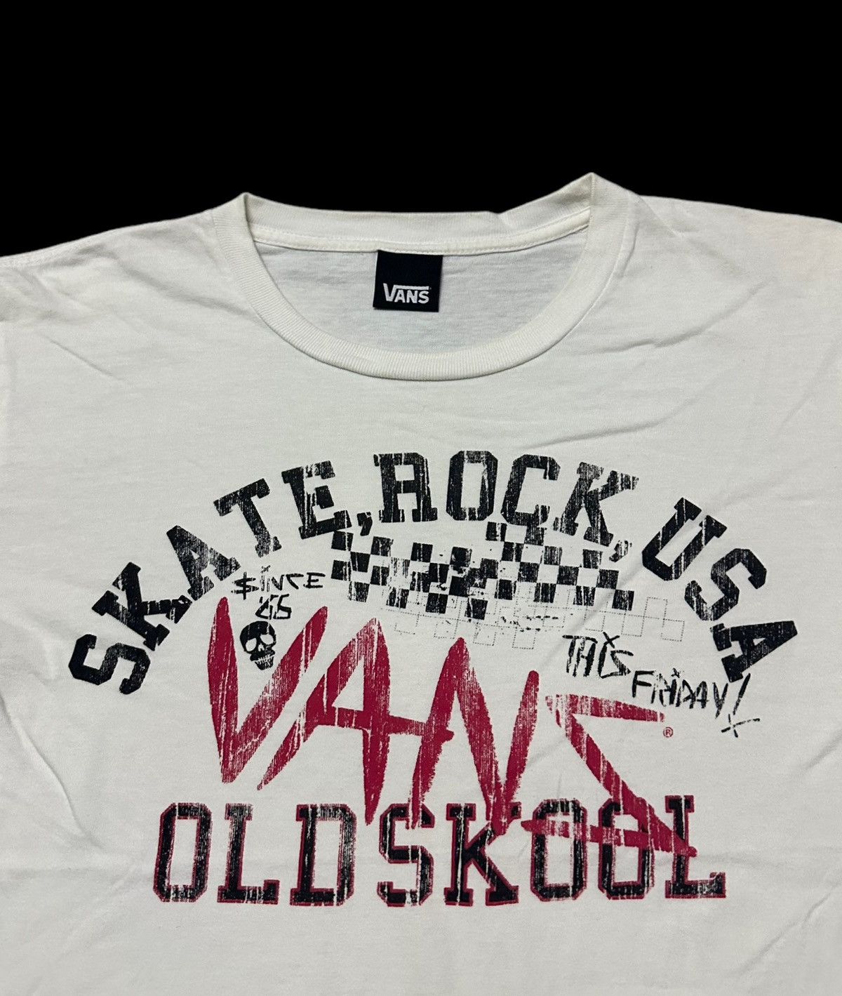 Vans Vans old school skate rock long sleeve Size US M / EU 48-50 / 2 - 3 Thumbnail