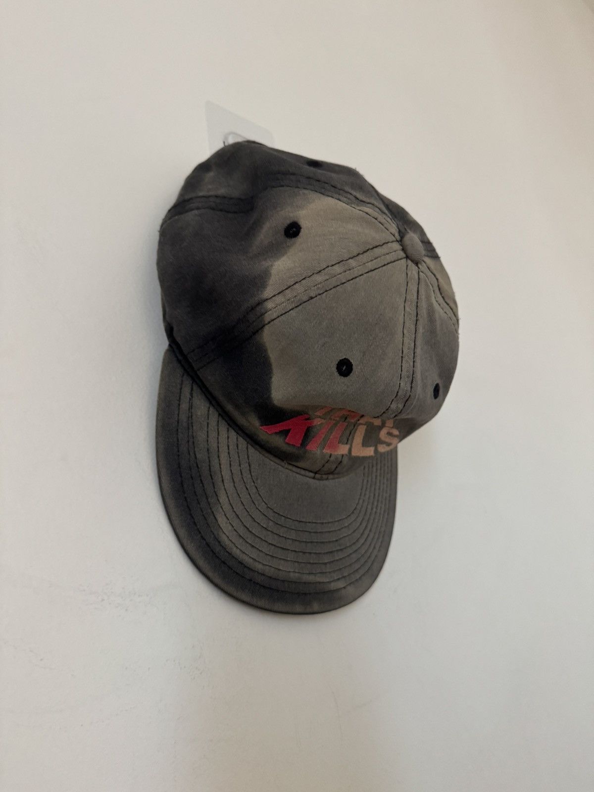 Gallery Dept. Gallery Dept. “Art That Kills” Sun Faded Hat – Red Logo Size ONE SIZE - 3 Thumbnail