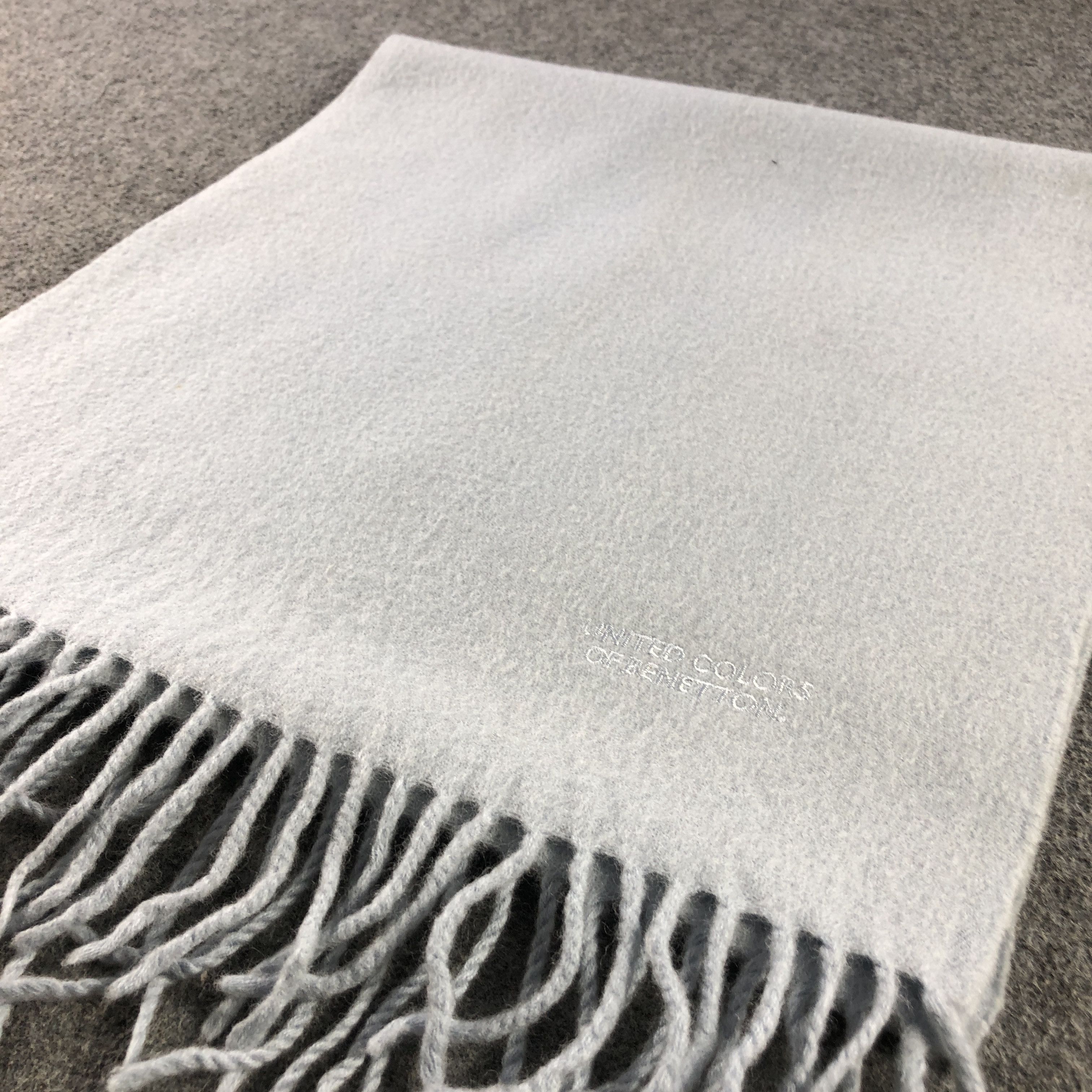 United Colors Of Benetton United Colors of Benetton Wool Scarf Muffler V2874 Size ONE SIZE - 3 Thumbnail