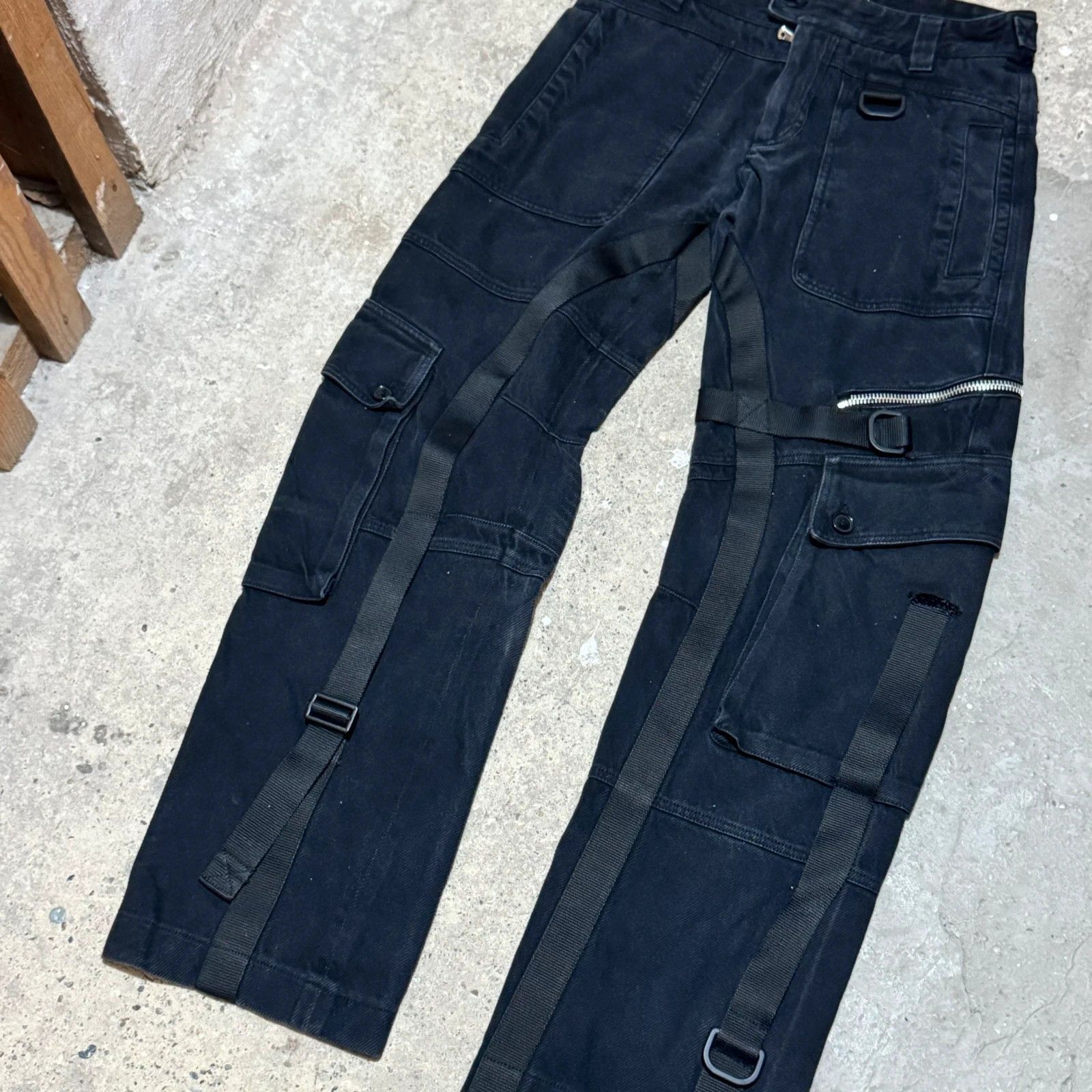 Dolce & Gabbana F/W 2003 Dolce Gabbana bondage cargo pants Size US 27 - 5 Thumbnail