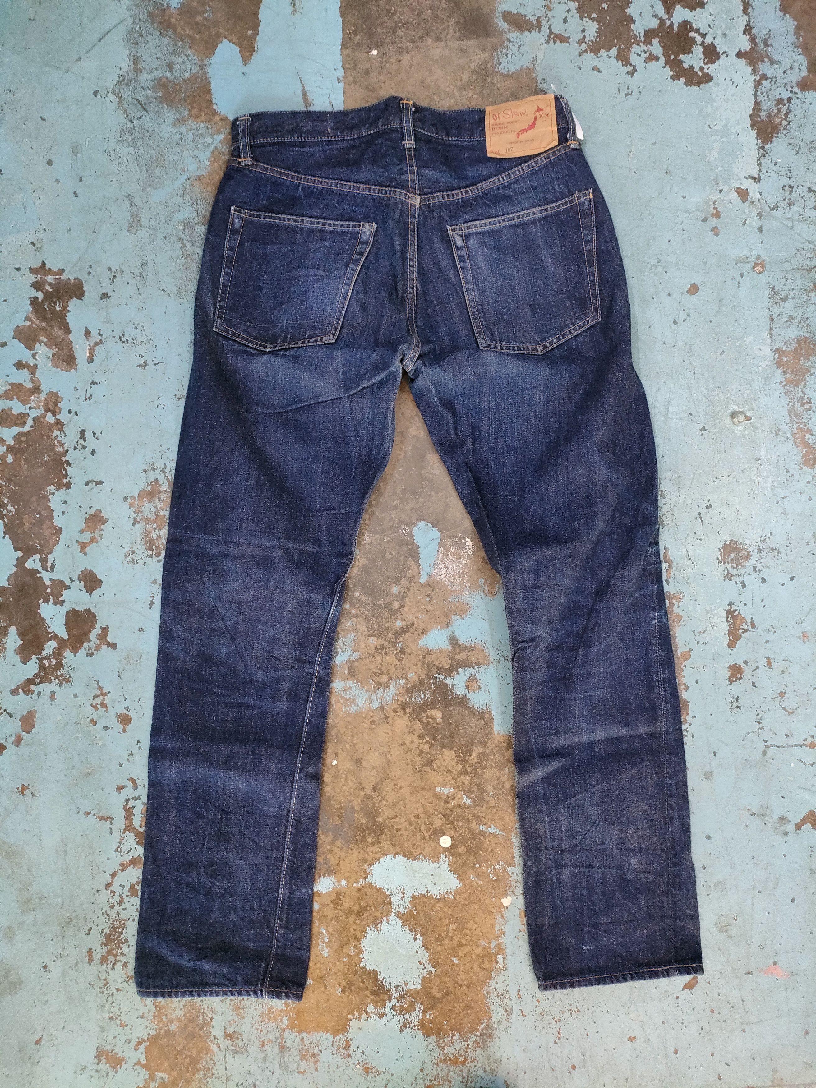 Japanese Brand Or Slow Japan Selvedge Jeans Size US 32 / EU 48 - 3 Thumbnail