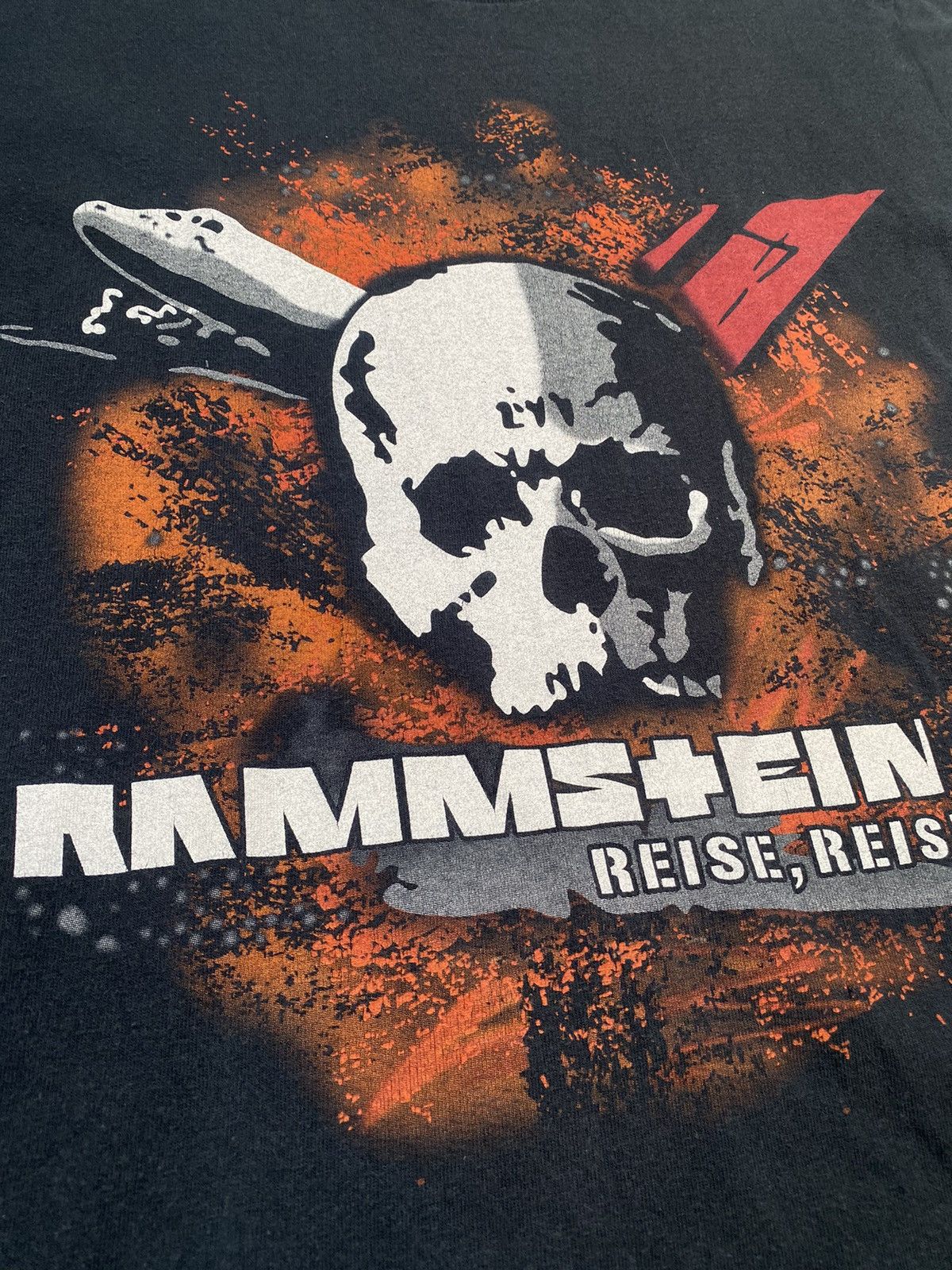 Band Tees × Vintage Rammstein Reise, Reise tee M skull 00s y2k rare metal Size US M / EU 48-50 / 2 - 13 Thumbnail