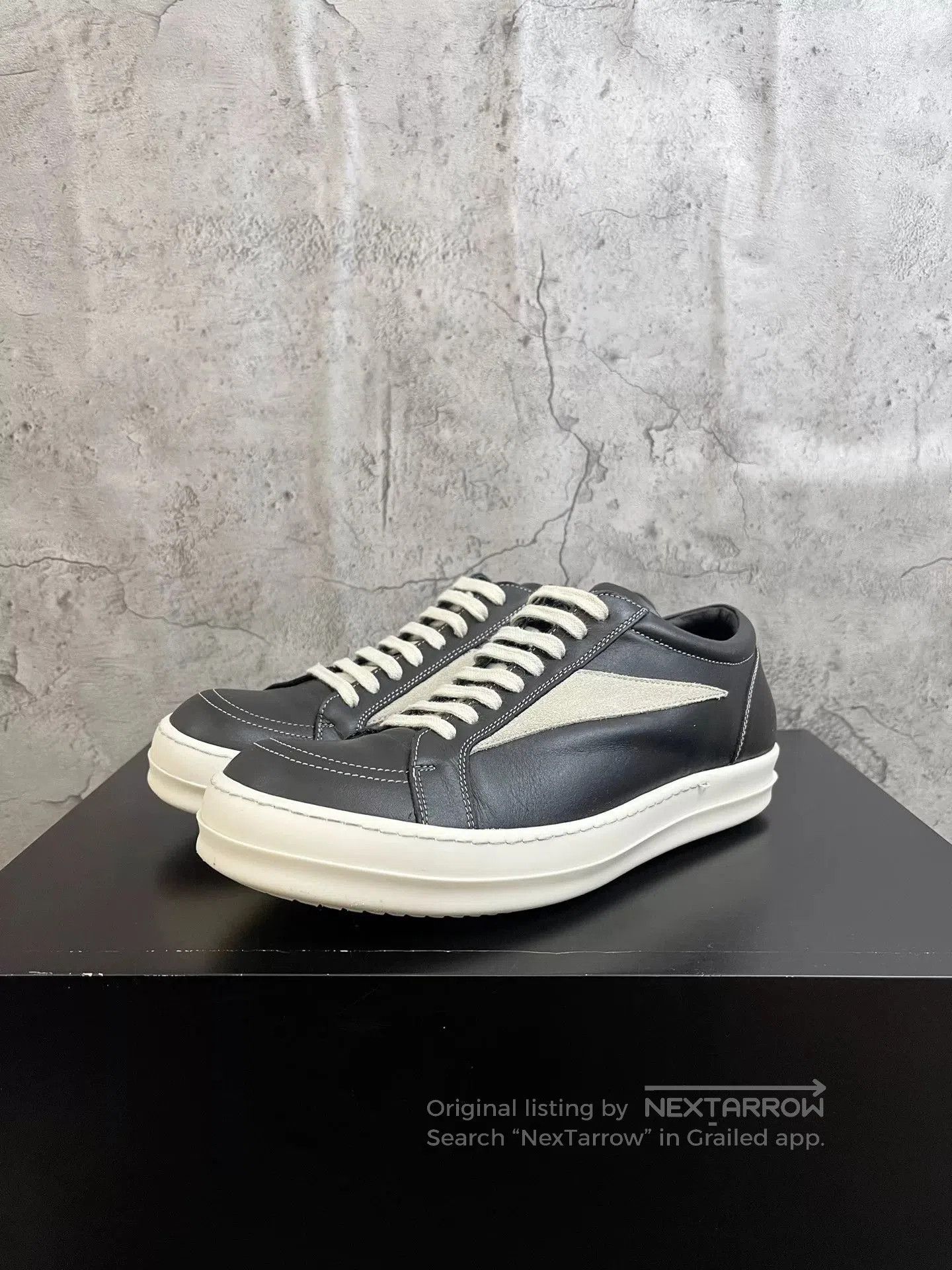 Rick Owens Rick Owens Leather Board Shoes Black White. Size US 7 / EU 40 - 1 Thumbnail