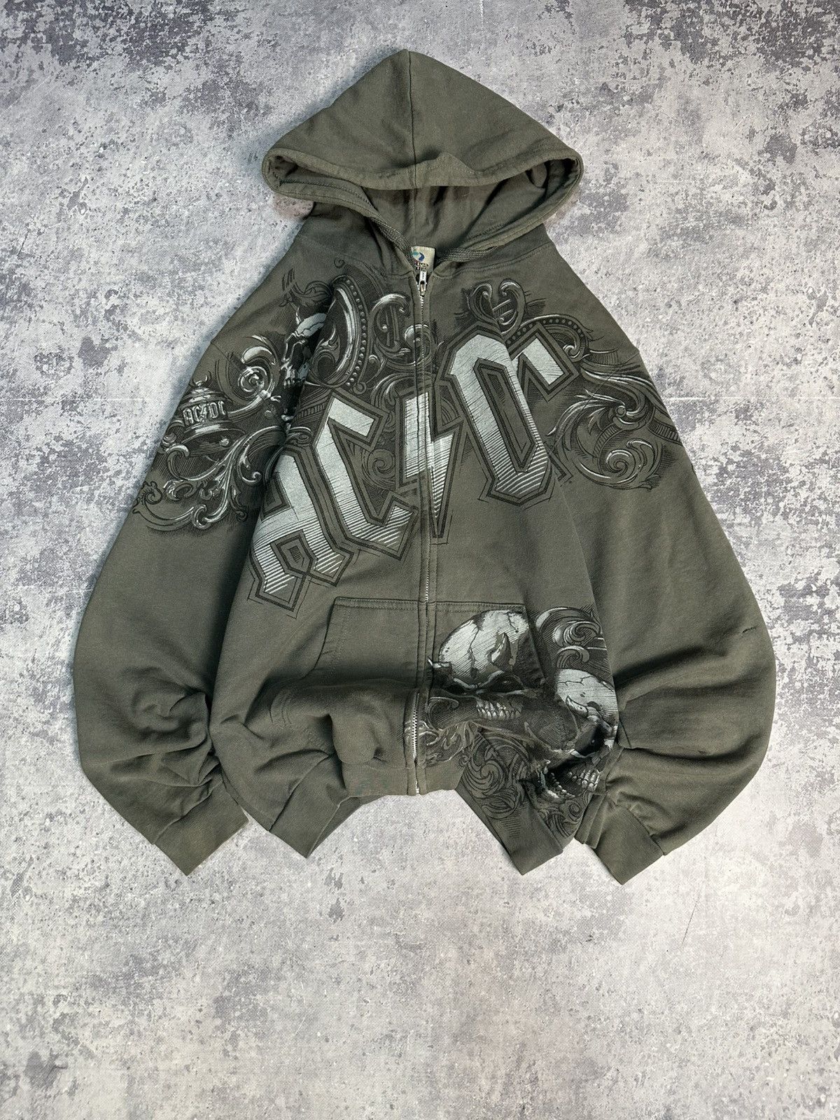 Liquid Blue Vintage 00s AC/DC Night Prowler Liquid Blue Rock Band Hoodie Size US M / EU 48-50 / 2 - 1 Thumbnail