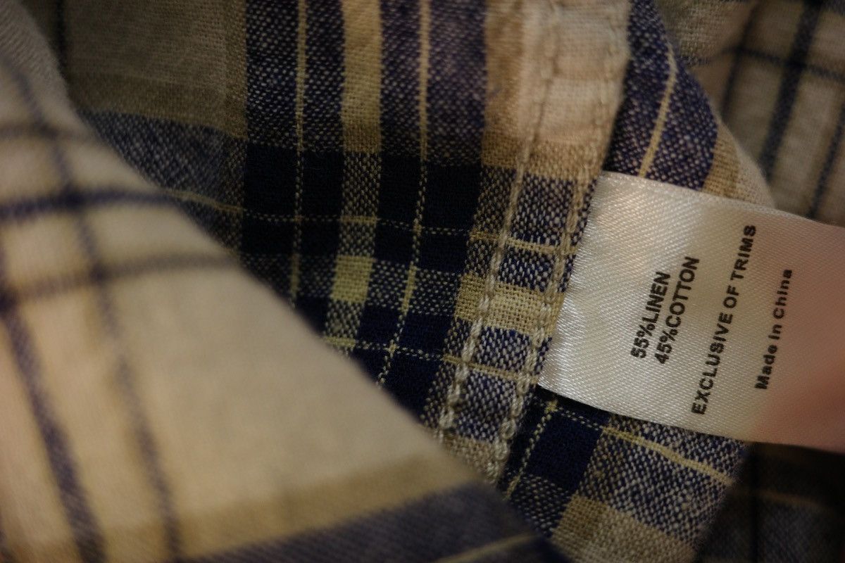 Nigel Cabourn Nigel Cabourn Lybro ivory plaid work shirt Size US L / EU 52-54 / 3 - 6 Thumbnail