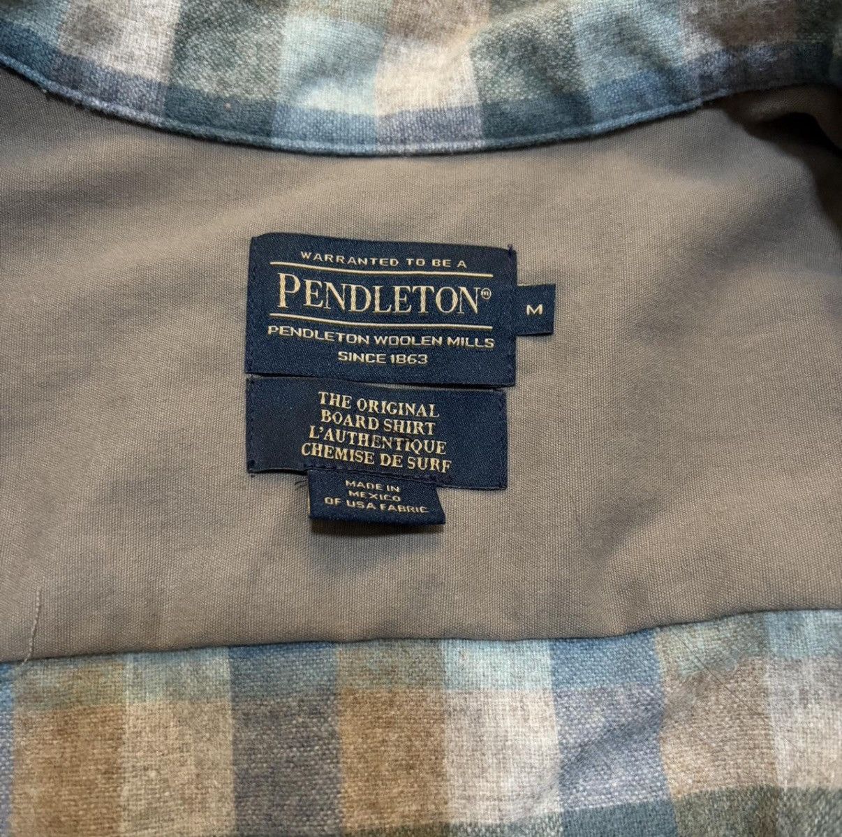 Pendleton Pendleton Original Board Shirt Women M Teal Plaid Gorpcore Size M / US 6-8 / IT 42-44 - 3 Thumbnail