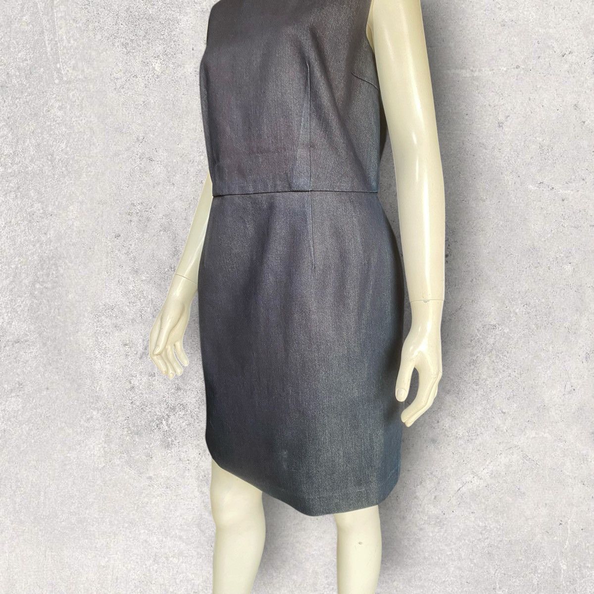 Comme des Garcons CDG Denim Midi Dress Size L / US 10 / IT 46 - 5 Thumbnail