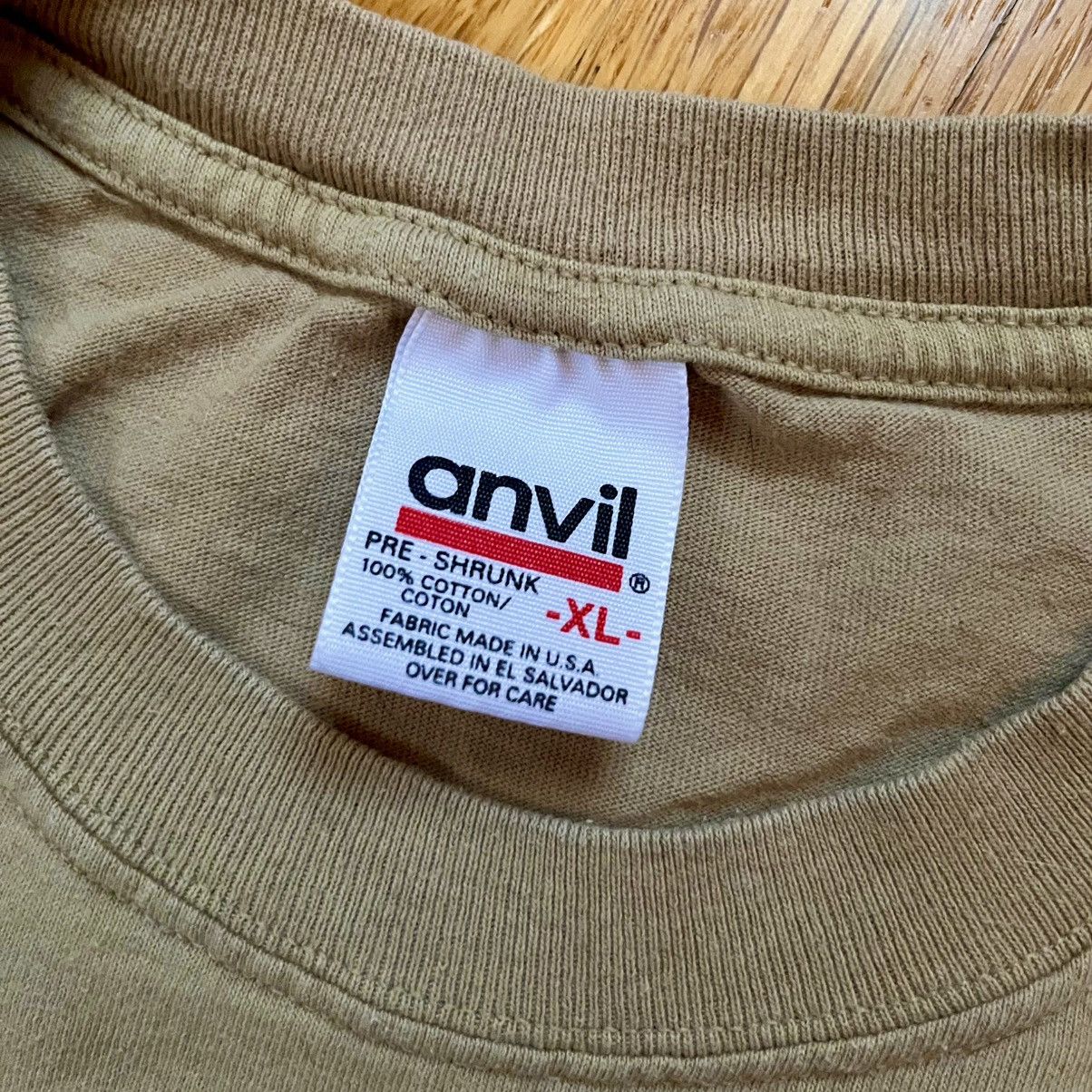 Anvil × Vintage Vintage 90s Fatboy Slim crop t-shirt Size US XL / EU 56 / 4 - 7 Thumbnail