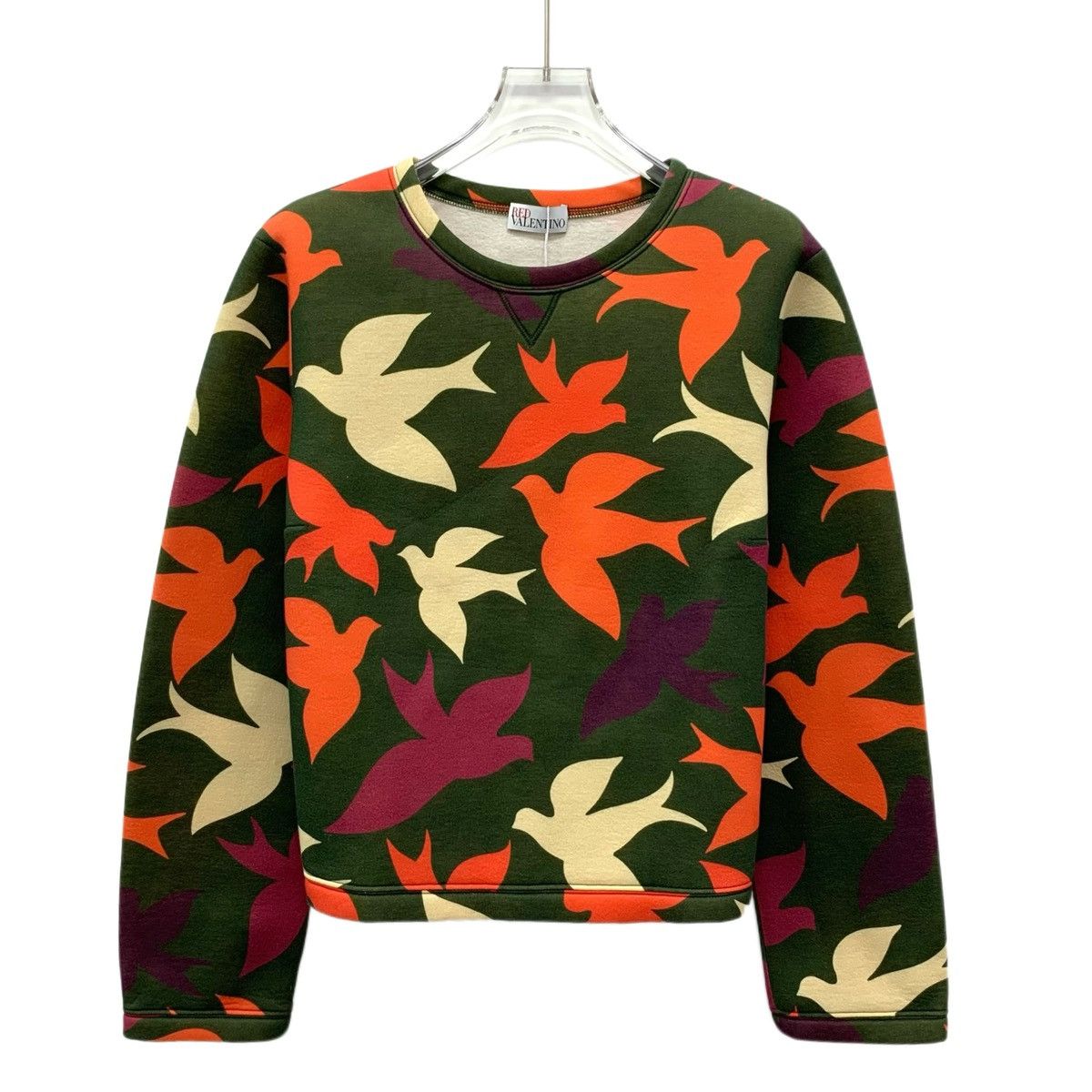 Valentino Valentino Dark Green Dove Long Sleeve Sweatshirt K26WX Size XL / US 12-14 / IT 48-50 - 1 Thumbnail