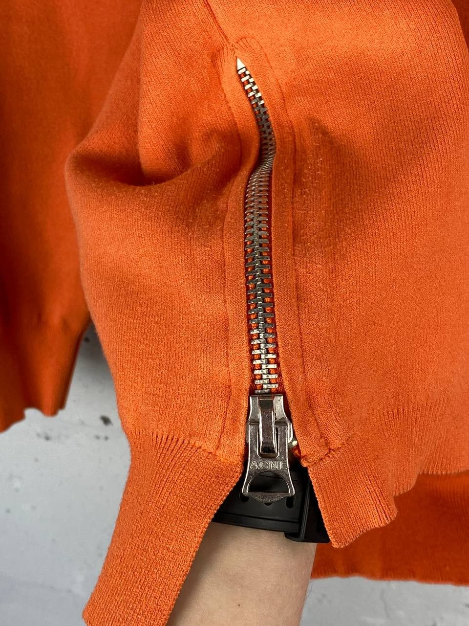 Acne Studios Acne Studios Oversized Zip Sweatshirt Peach Size XS Size XS / US 0-2 / IT 36-38 - 5 Thumbnail