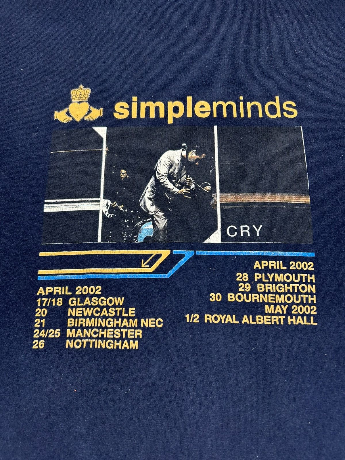 Band Tees Vintage Band Tees Simple Minds /indie rock Size US XL / EU 56 / 4 - 7 Thumbnail