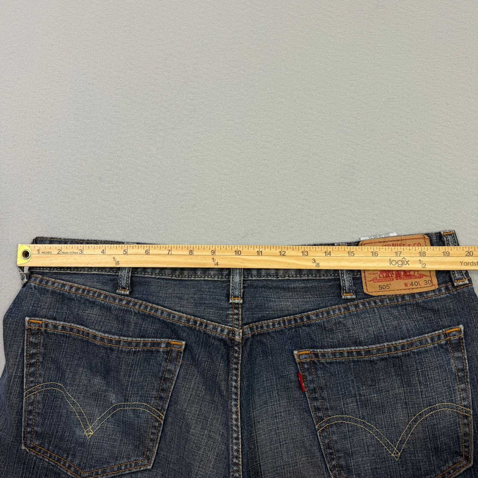 Levi's Vintage Levis 505 Jeans Men's 40x30 Blue Denim Straight y2k Size US 40 / EU 56 - 8 Thumbnail
