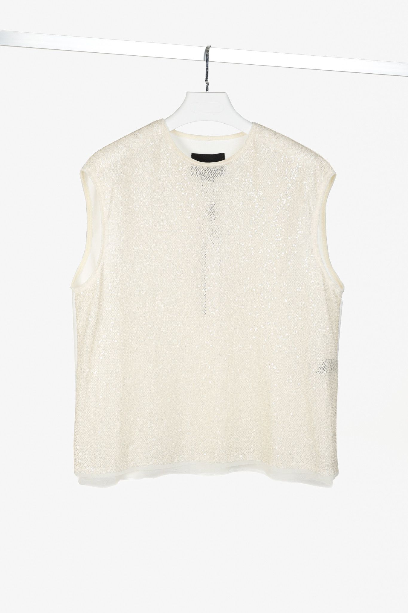 Marie Saint Pierre Marie Saint Pierre Gold Mesh Sequin Tank Size XL / US 12-14 / IT 48-50 - 1 Thumbnail