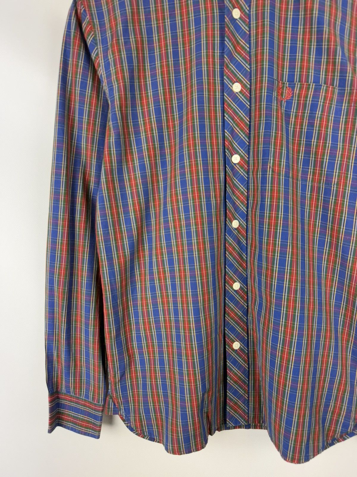 Fred Perry Fred Perry Casual Long Sleeve Checked Plaid Button Up Shirt Size US S / EU 44-46 / 1 - 7 Thumbnail